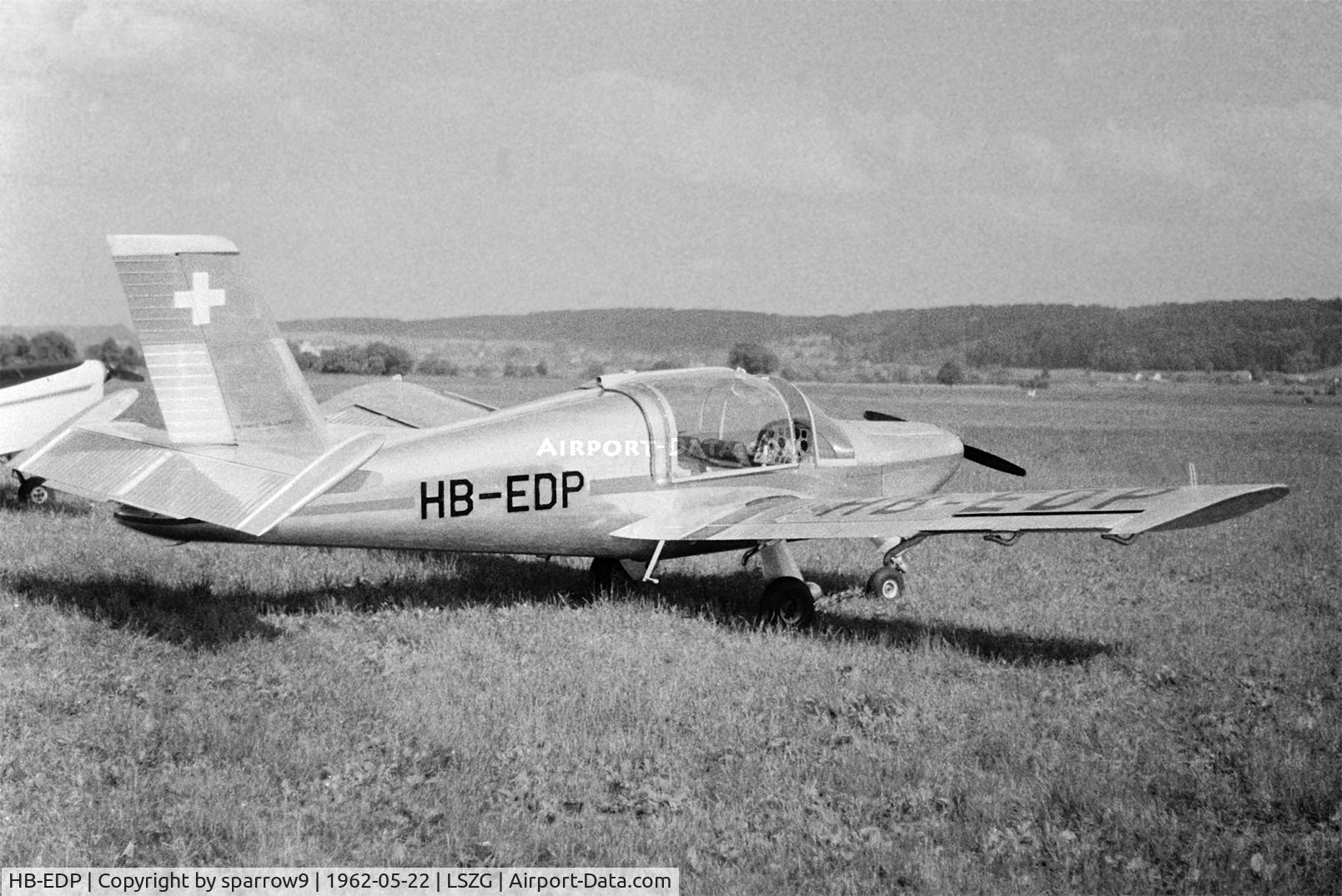 HB-EDP, 1962 Morane-Saulnier MS-885 Super Rallye C/N 42, At Grenchen