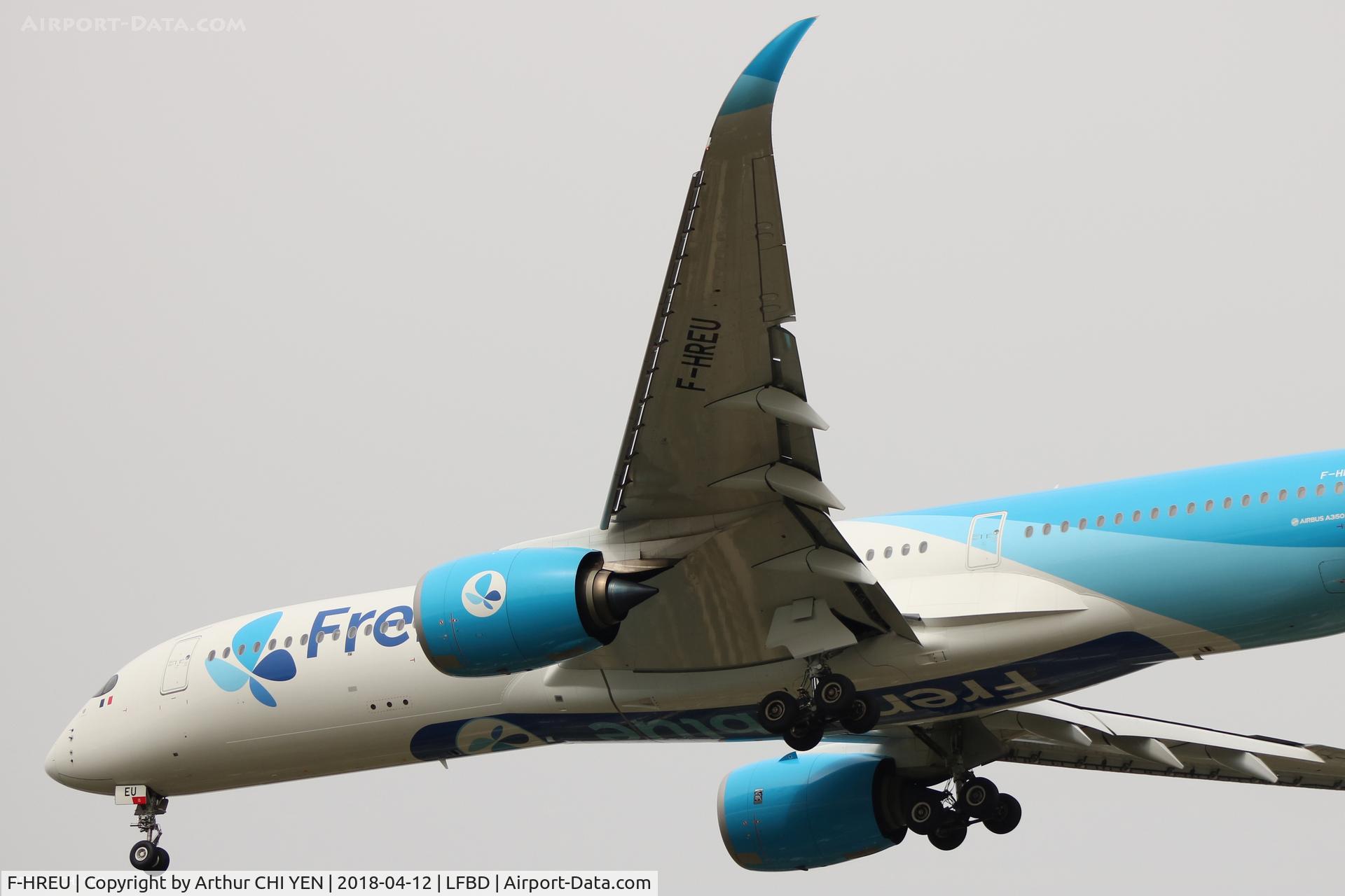 F-HREU, 2014 Airbus A350-941 C/N 005, From Orly