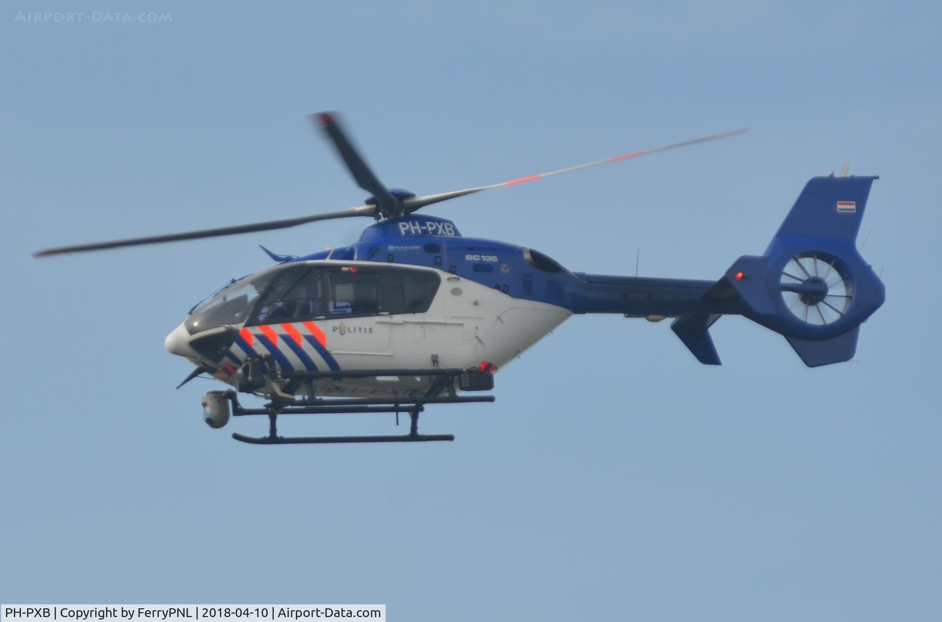 PH-PXB, 2009 Eurocopter EC-135P-2+ C/N 0784, Police EC135 hovering over a park in Den Bosch.
