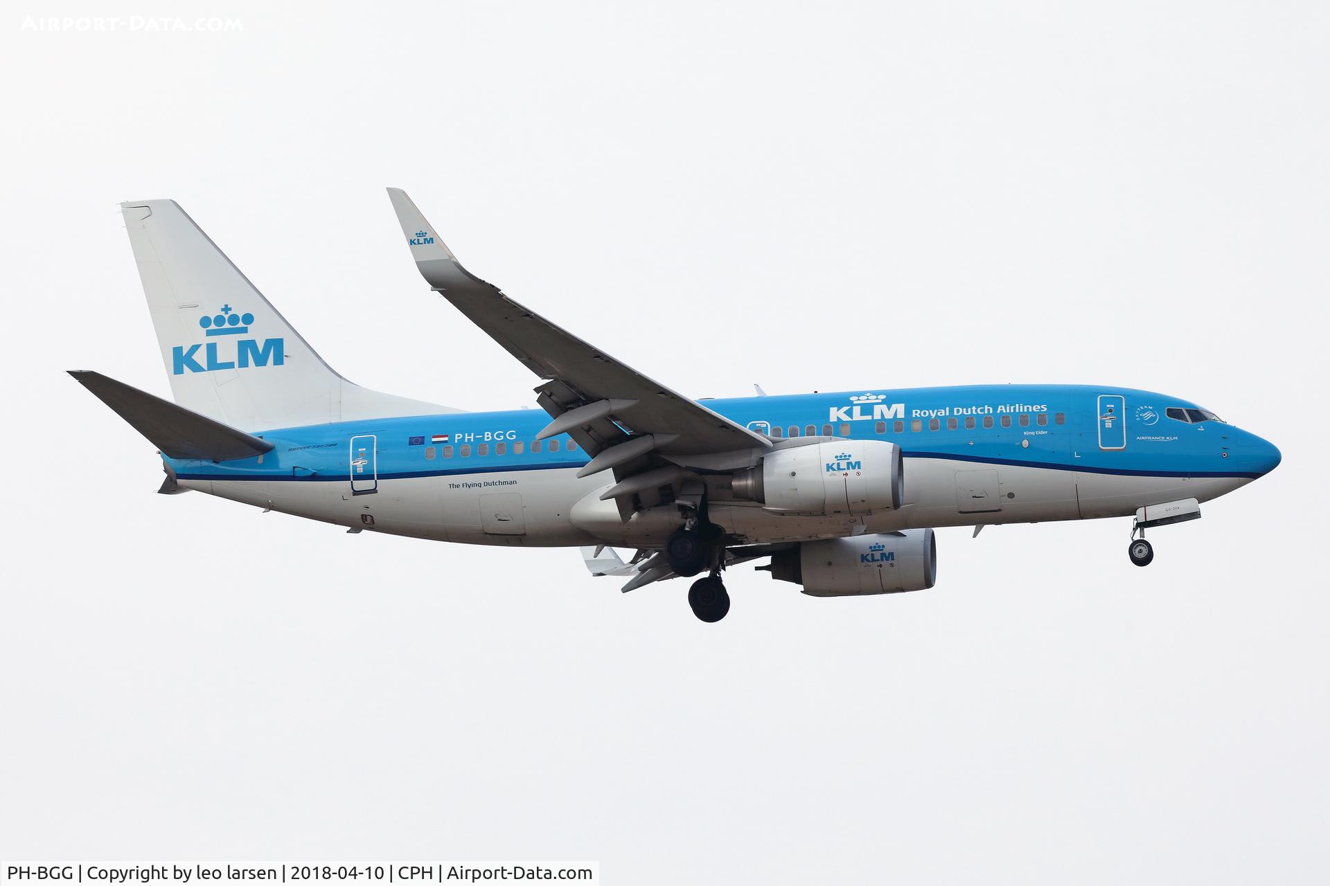PH-BGG, 2009 Boeing 737-7K2 C/N 30367, Copenhagen 10.4.2018