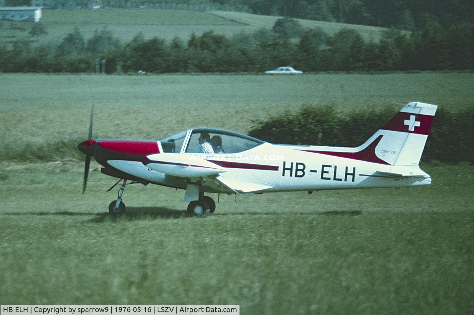 HB-ELH, 1968 SIAI-Marchetti F-260 C/N 106, Spring in Sitterdorf