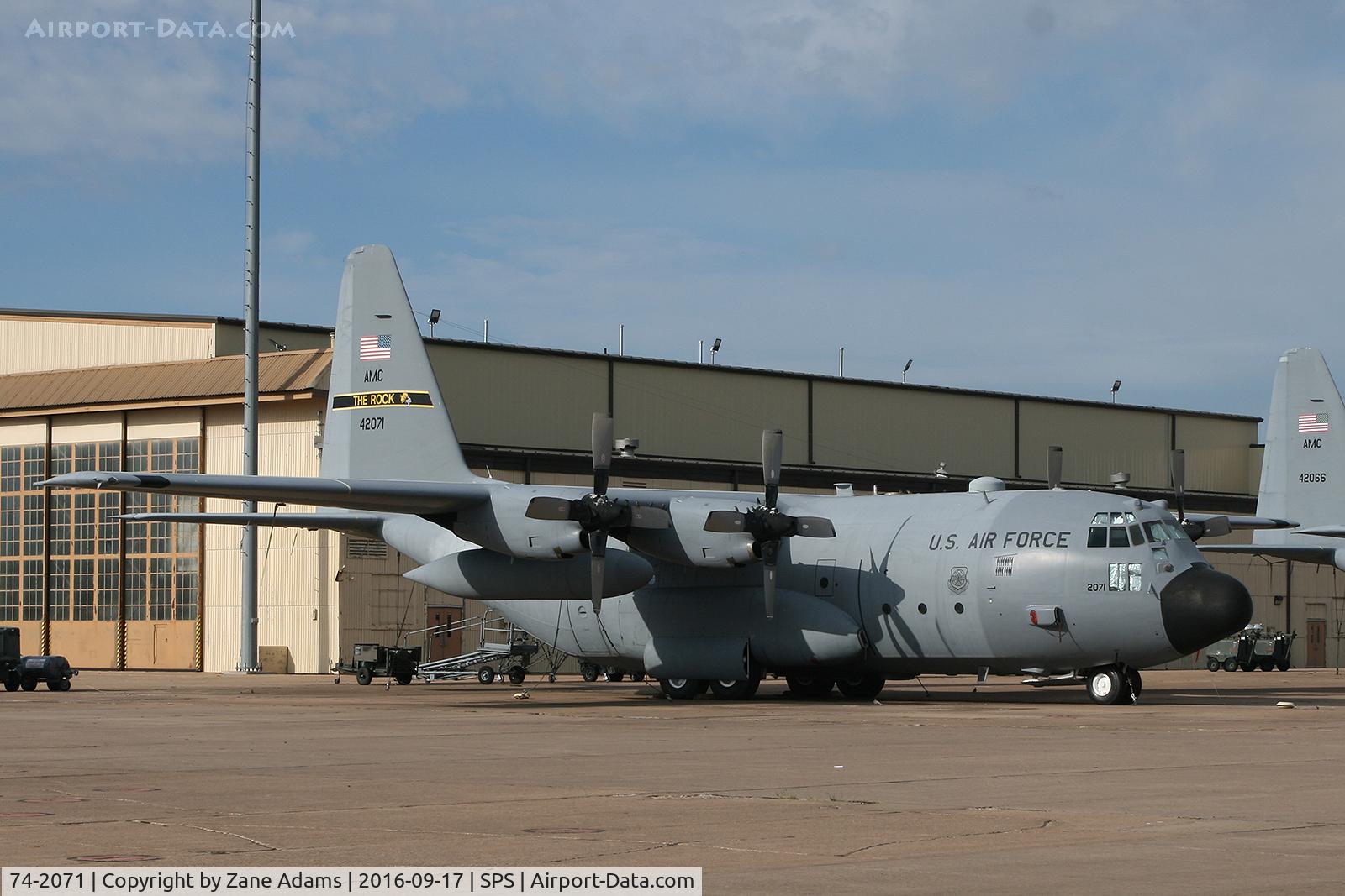 74-2071, 1974 Lockheed C-130H Hercules C/N 382-4703, At the 2017 Sheppard AFB Airshow