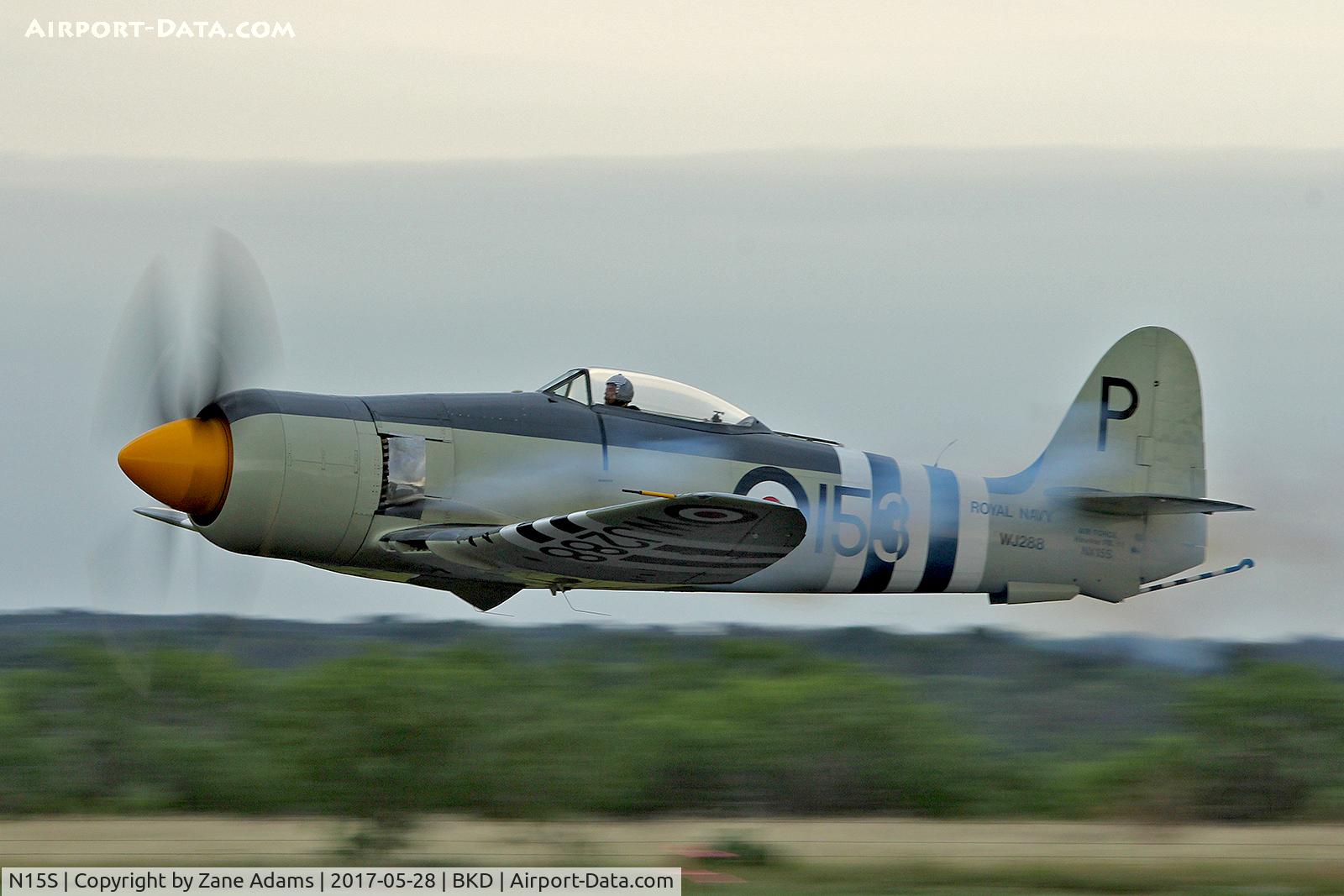 N15S, 1953 Hawker Sea Fury FB.11 C/N 41H/696792, At the 2017 Breckenridge Airshow