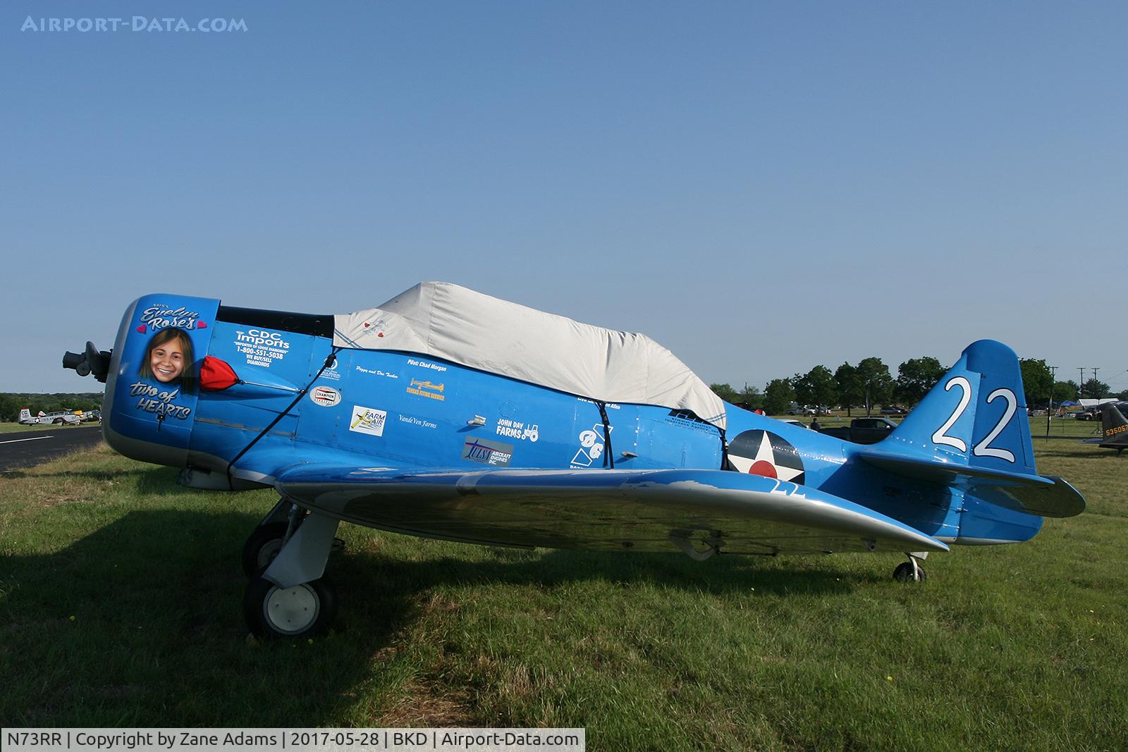 N73RR, 1959 North American SNJ-6 Texan C/N 121-43086, At the 2017 Breckenridge Airshow