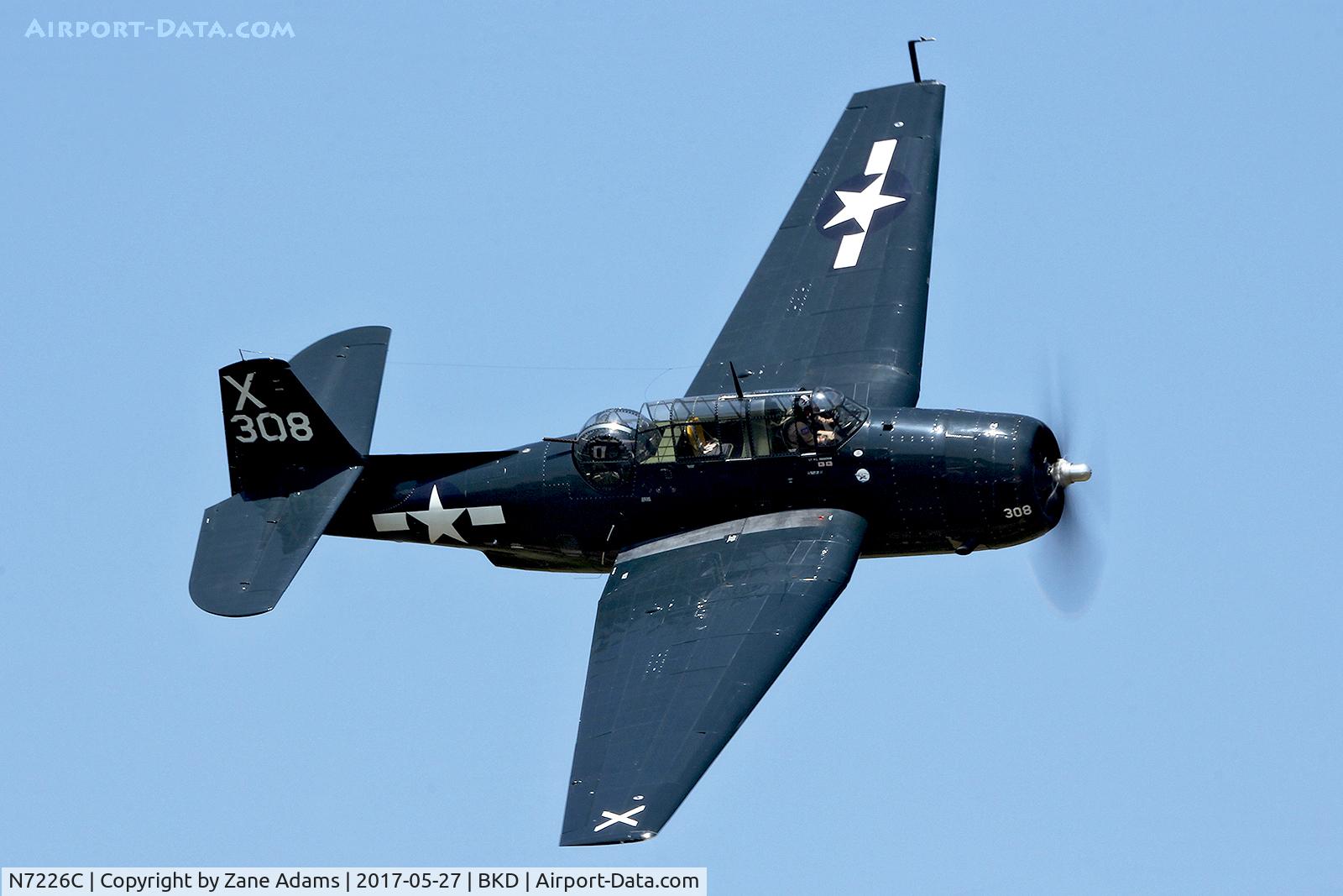 N7226C, Grumman TBM-3E Avenger C/N 85938, At the 2017 Breckenridge Airshow