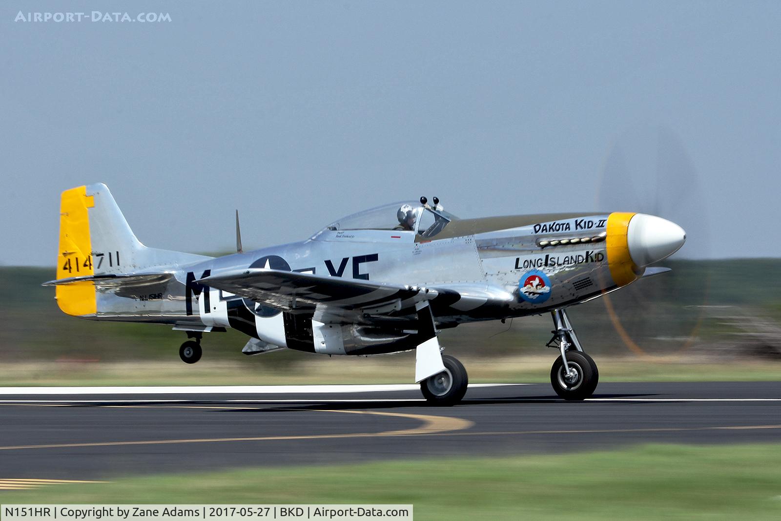 N151HR, 1945 North American P-51D Mustang C/N 12241064, At the 2017 Breckenridge Airshow