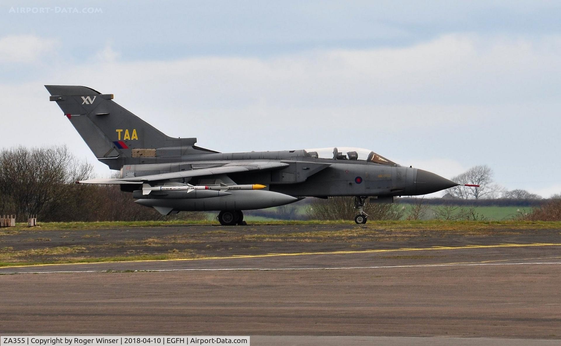ZA355, 1980 Panavia Tornado GR.1 C/N 032/BS008/3016, Ex-15 Squadron RAF Tornado ZA355/9310M is now a gate guardian.