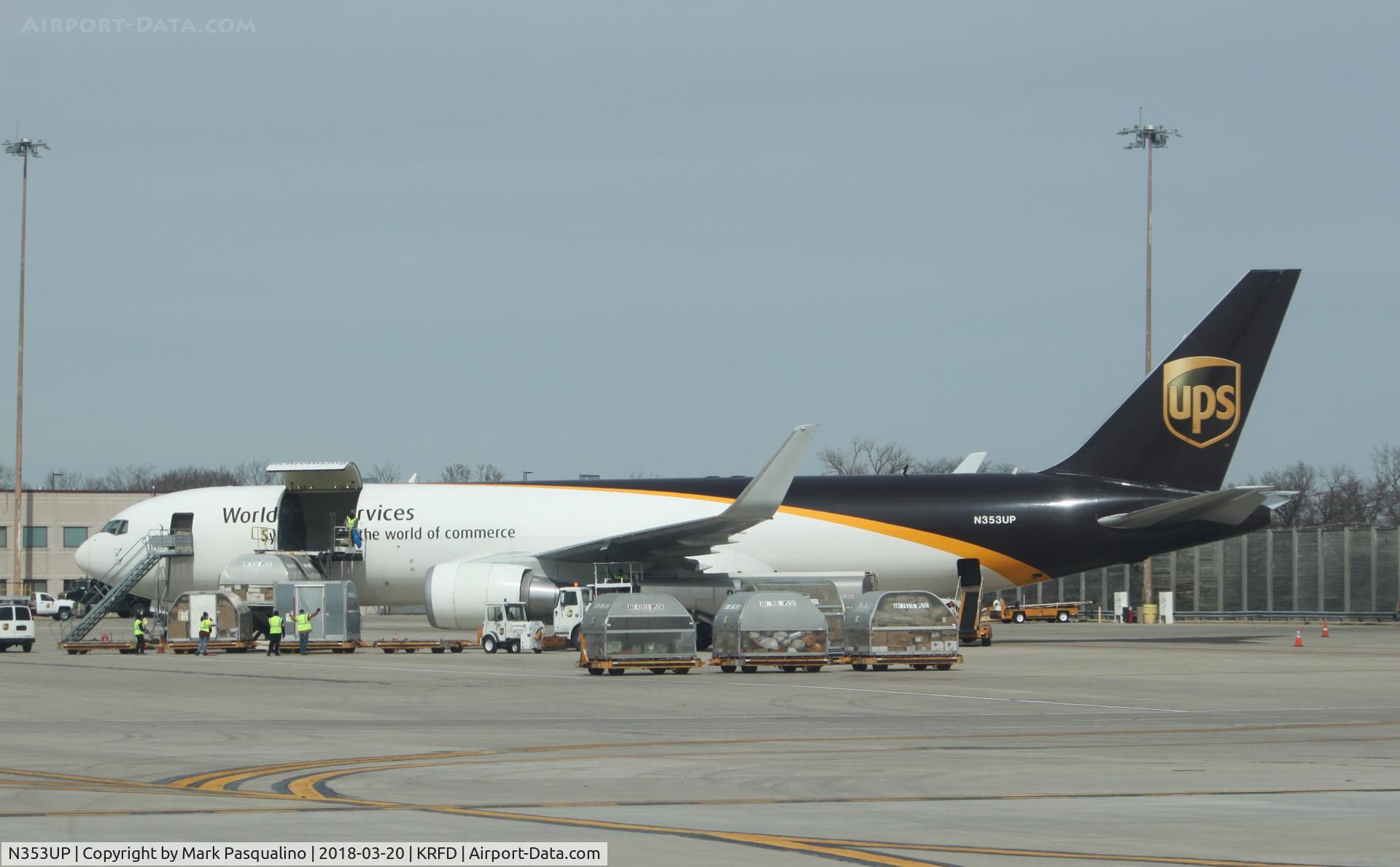 N353UP, 2012 Boeing 767-34AF/ER C/N 37877, Boeing 767-34AF/ER