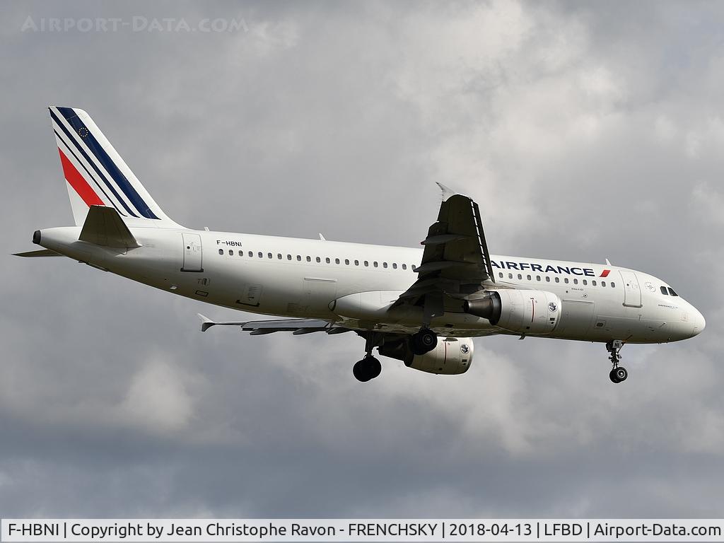 F-HBNI, 2011 Airbus A320-214 C/N 4820, AF6266 from Paris Orly