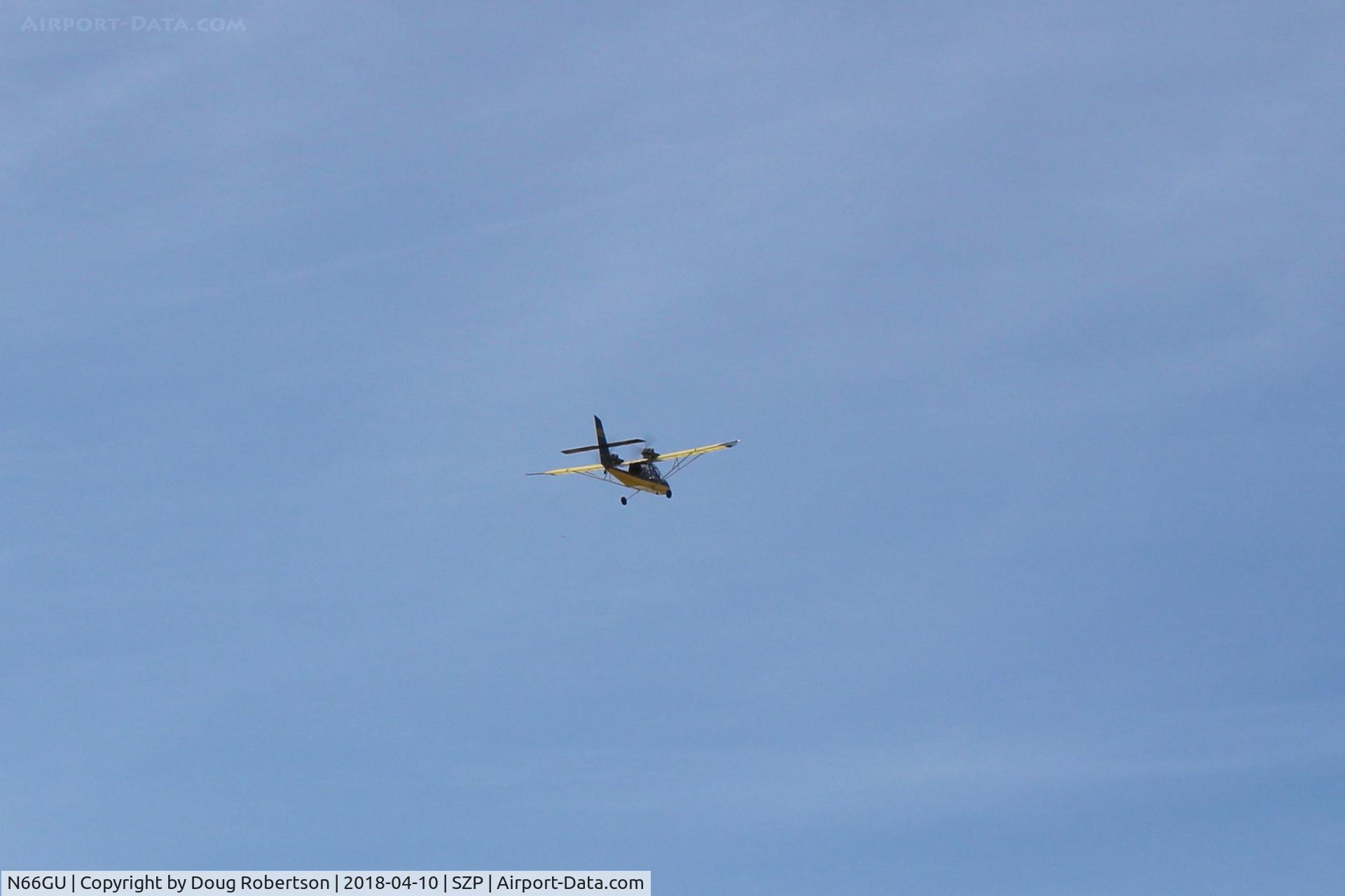 N66GU, 2017 Lockwood Aircam C/N AC224, 2017 Lockwood Aerochia Inc. AIRCAM, two ROTAX 912ULS 98.6 Hp each pushers, takeoff climb Rwy 22 departing the pattern