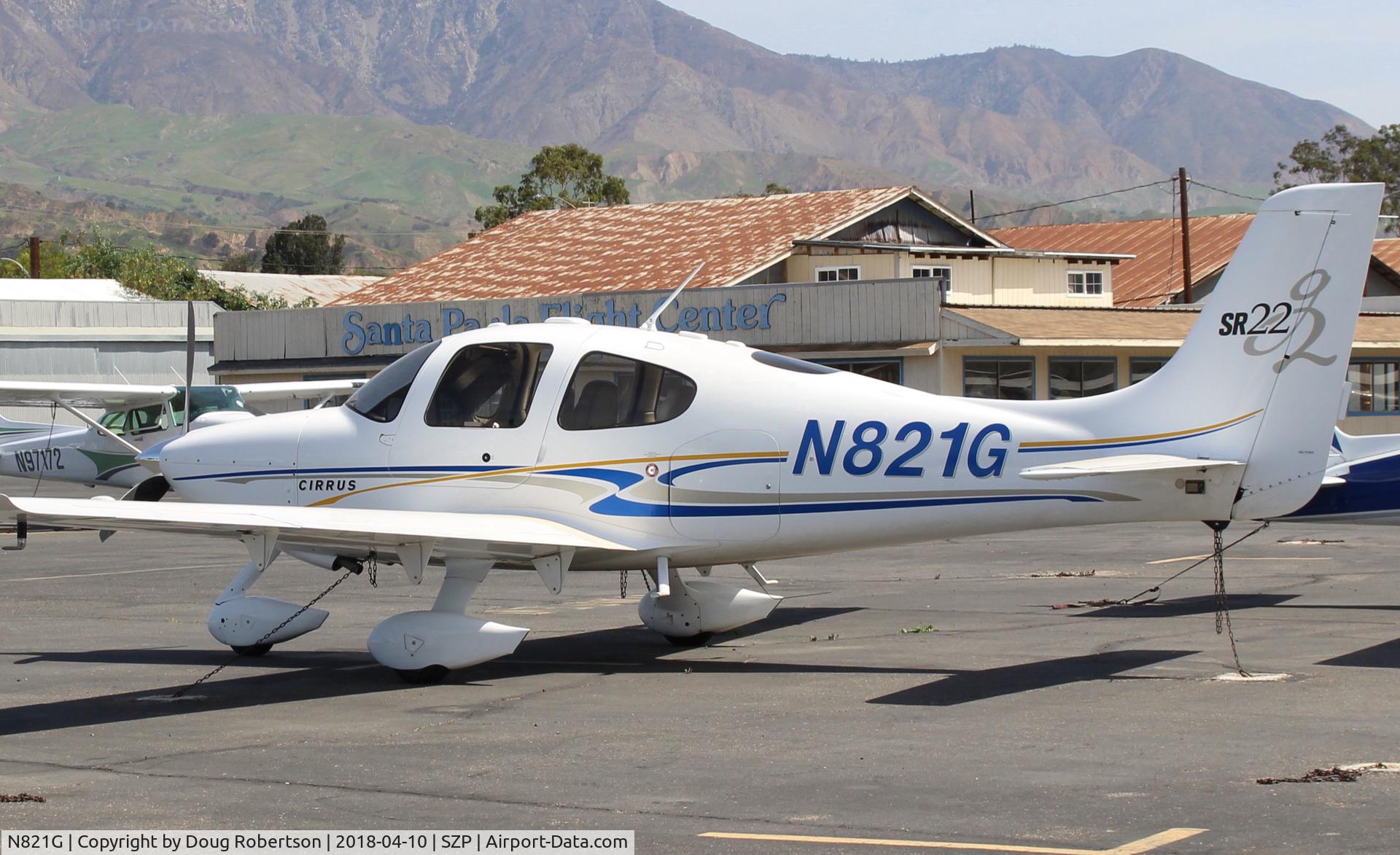 N821G, 2005 Cirrus SR22 G2 C/N 1471, 2005 Cirrus SR22-G2, Continental IO-550 300 Hp