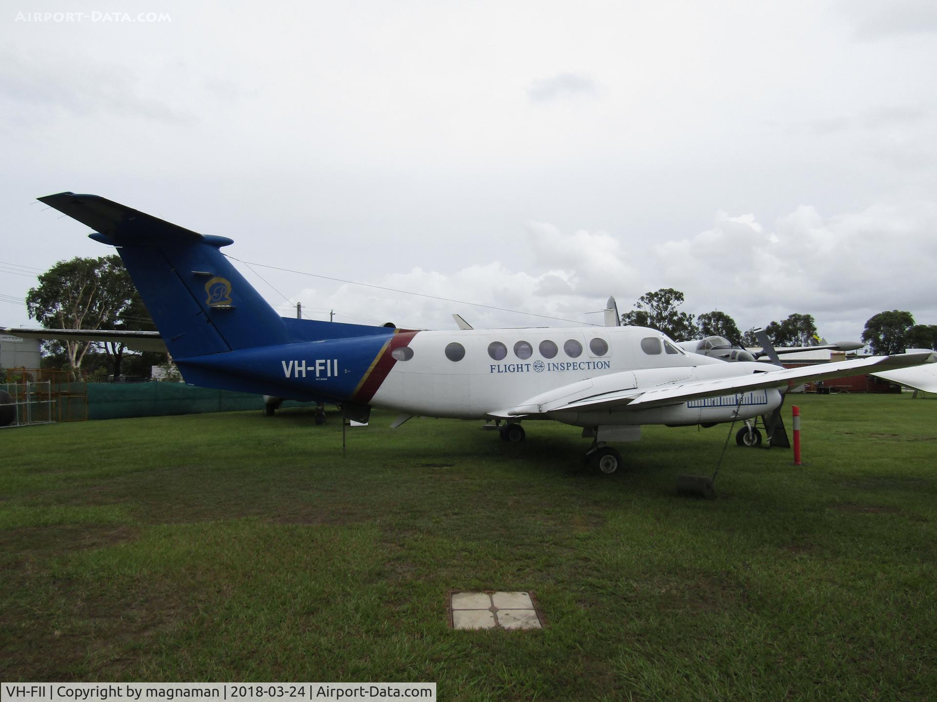 VH-FII, 1980 Beech 200 King Air C/N BB-653, wonder how many beech 200s are in museums! - this one at caloundra