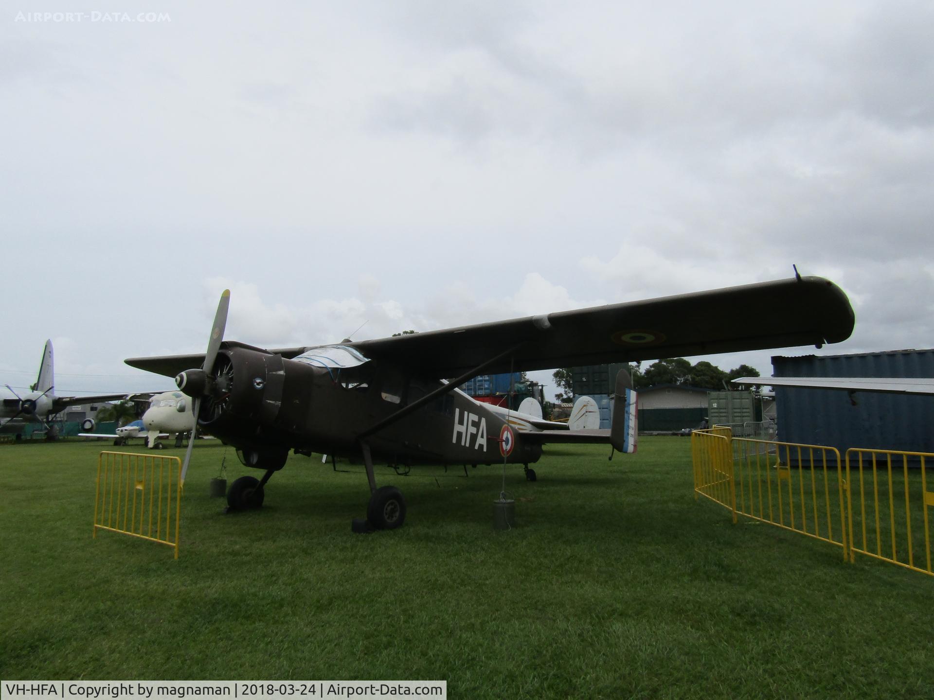 VH-HFA, 1961 Max Holste MH-1521M Broussard C/N 295, At fantastic Caloundra Museum