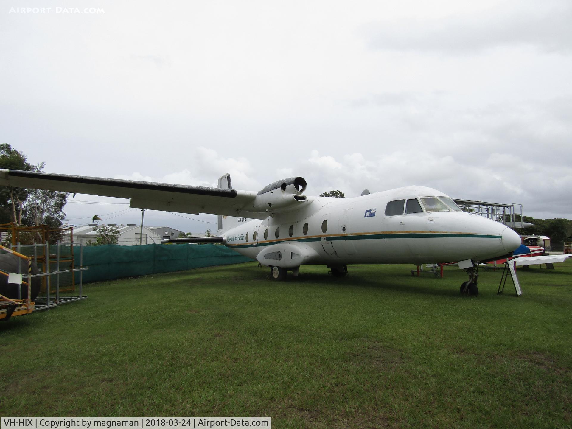 VH-HIX, 1967 Nord 262A C/N 42, at caloundra musuem