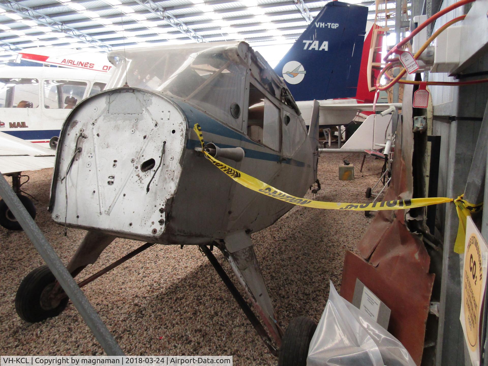 VH-KCL, Auster J-5B Autocar C/N 3261, at caloundra musuem