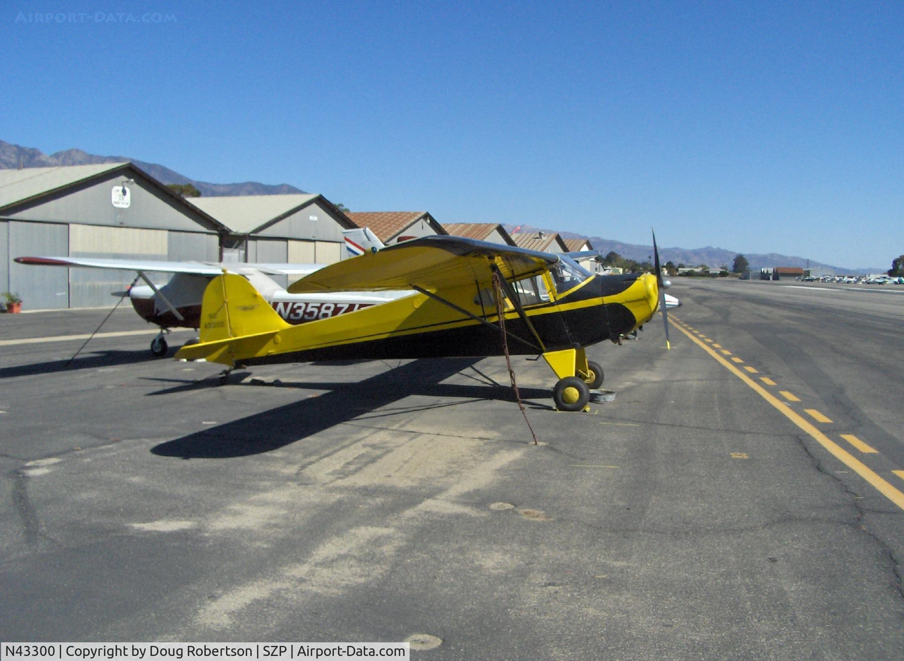 N43300, 1946 Taylorcraft BC12-D C/N 6959, 1946 Taylorcraft BC-12D Continental A&C65 65 Hp