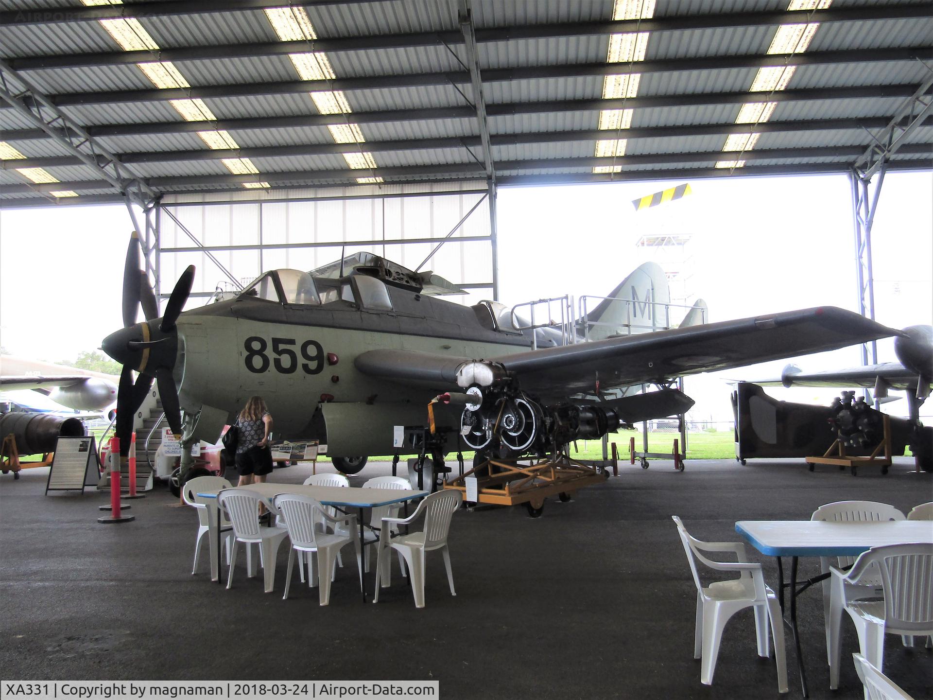 XA331, Fairey Gannet AS.1 C/N F9223, At Caloundra Musuem
