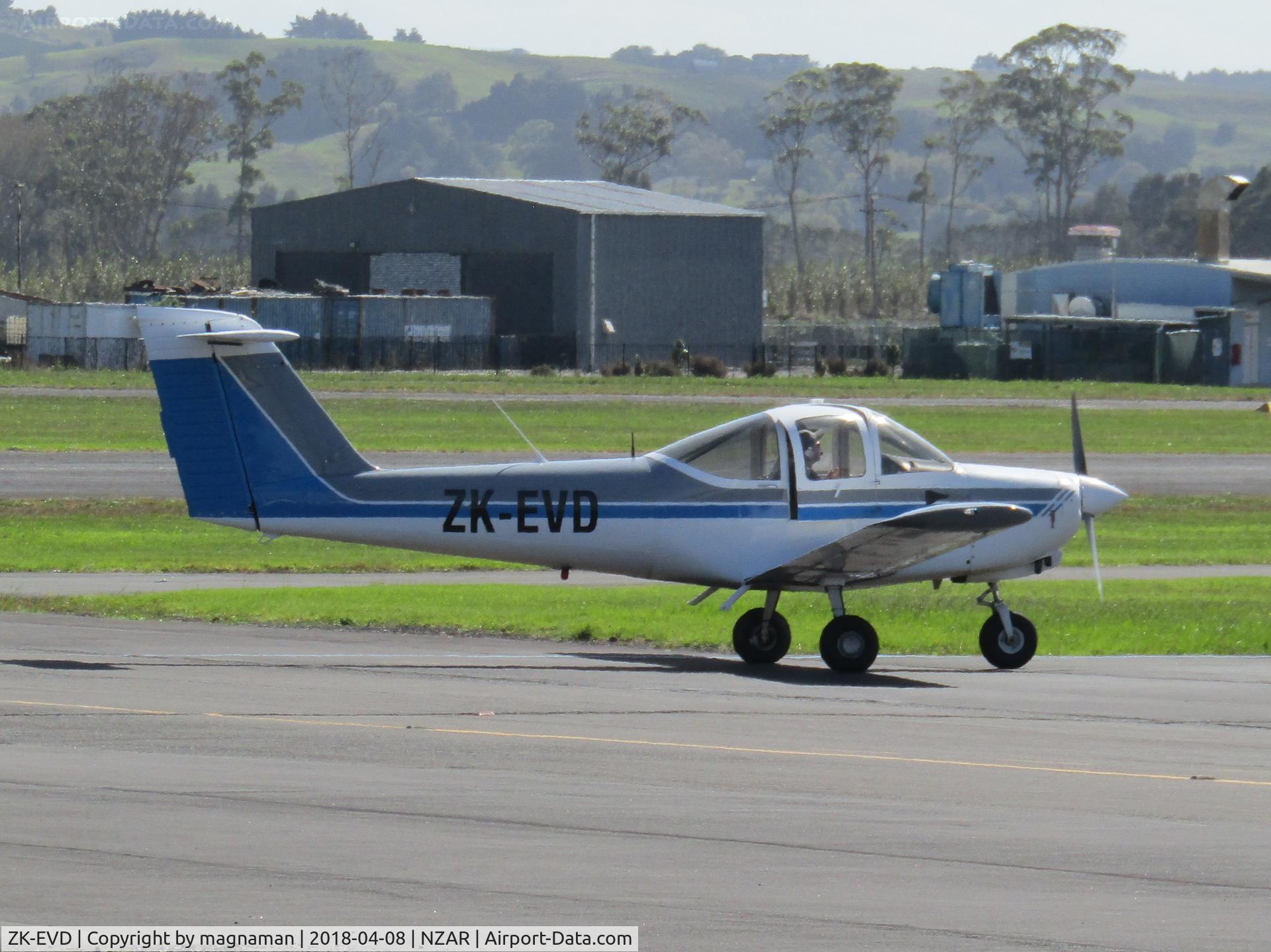 ZK-EVD, Piper PA-38-112 Tomahawk C/N 38-82A0070, back from a spin