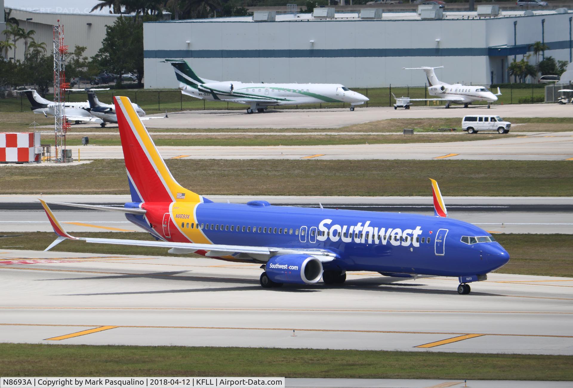 N8693A, 2016 Boeing 737-8H4 C/N 36921, Boeing 737-8H4