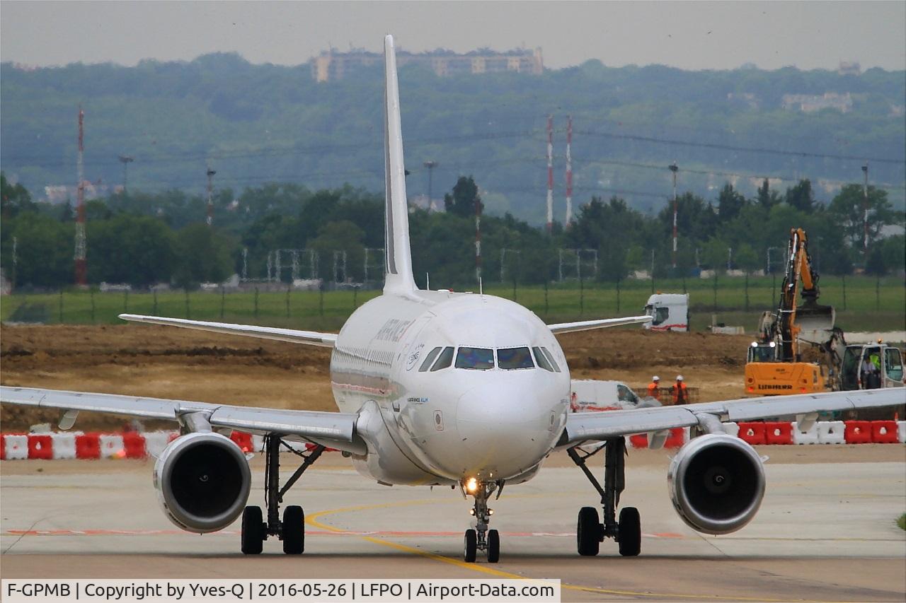 F-GPMB, 1996 Airbus A319-113 C/N 600, Airbus A319-113, Holding point rwy 08, Paris-Orly Airport (LFPO-ORY)