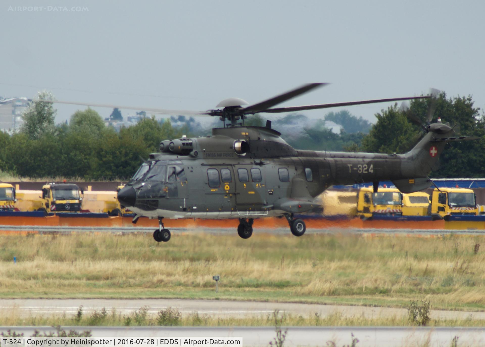 T-324, 1993 Aerospatiale AS-332M1 Super Puma C/N 2364, T-324 at Stuttgart Airport.