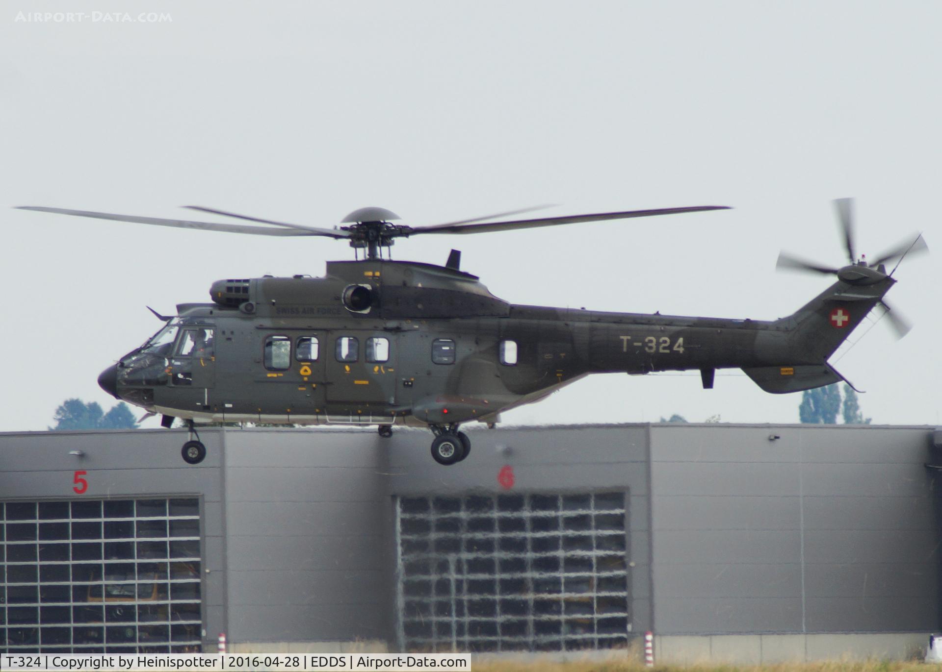 T-324, 1993 Aerospatiale AS-332M1 Super Puma C/N 2364, T-324 at Stuttgart Airport.