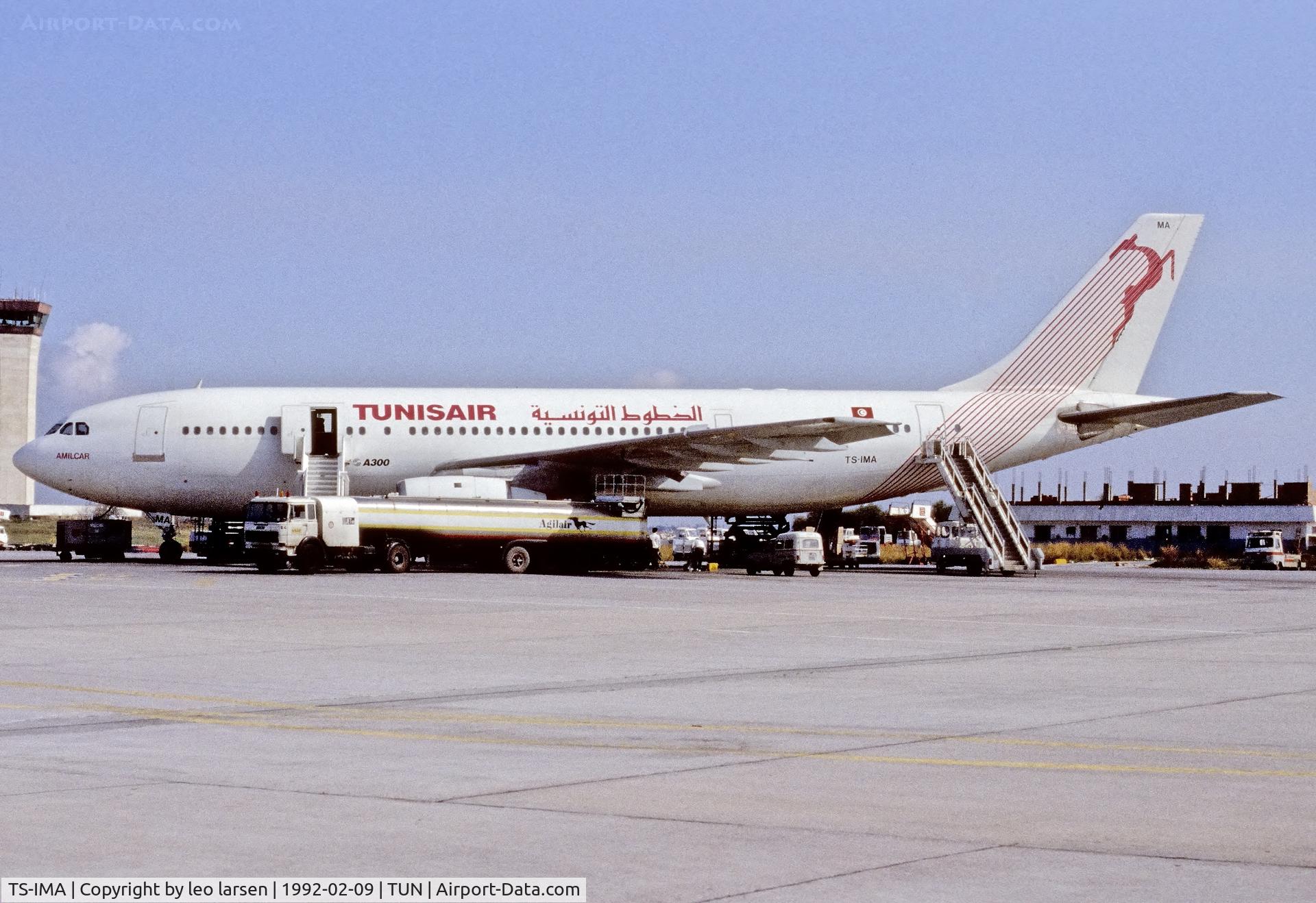 TS-IMA, 1982 Airbus A300B4-203 C/N 188, Tunis 9.2.1992
