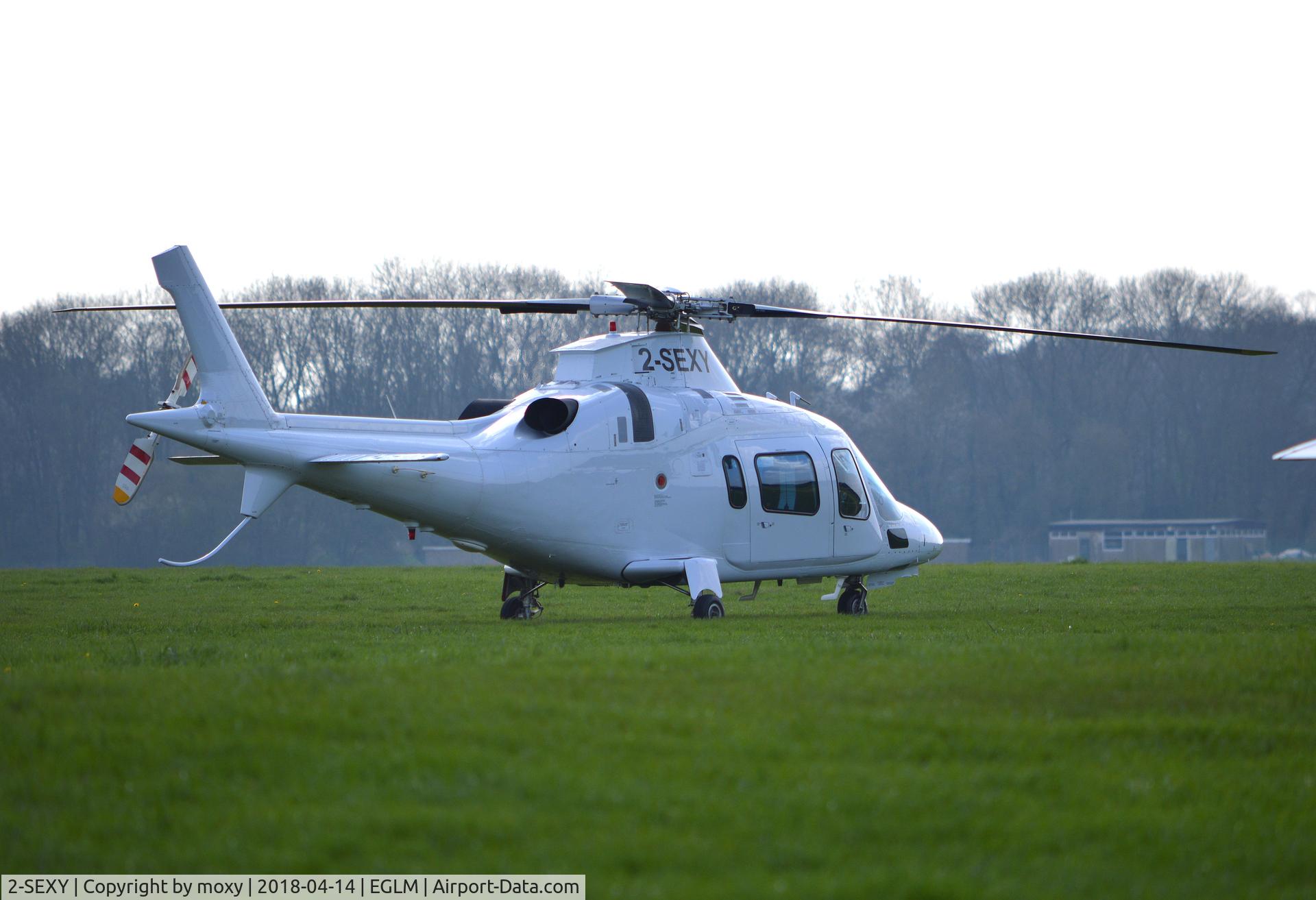 2-SEXY, 1997 AgustaWestland A-109E Power C/N 11010, AugustaWestland A109E Power at White Waltham. Ex ZS-RJD