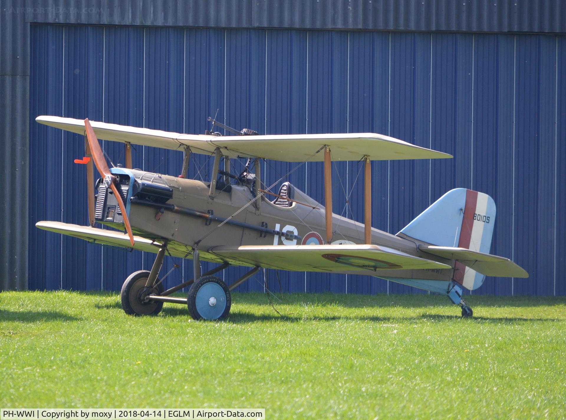 PH-WWI, Royal Aircraft Factory SE-5A Replica C/N 077246, Royal Aircraft Factory SE-5A Replica at White Waltham.