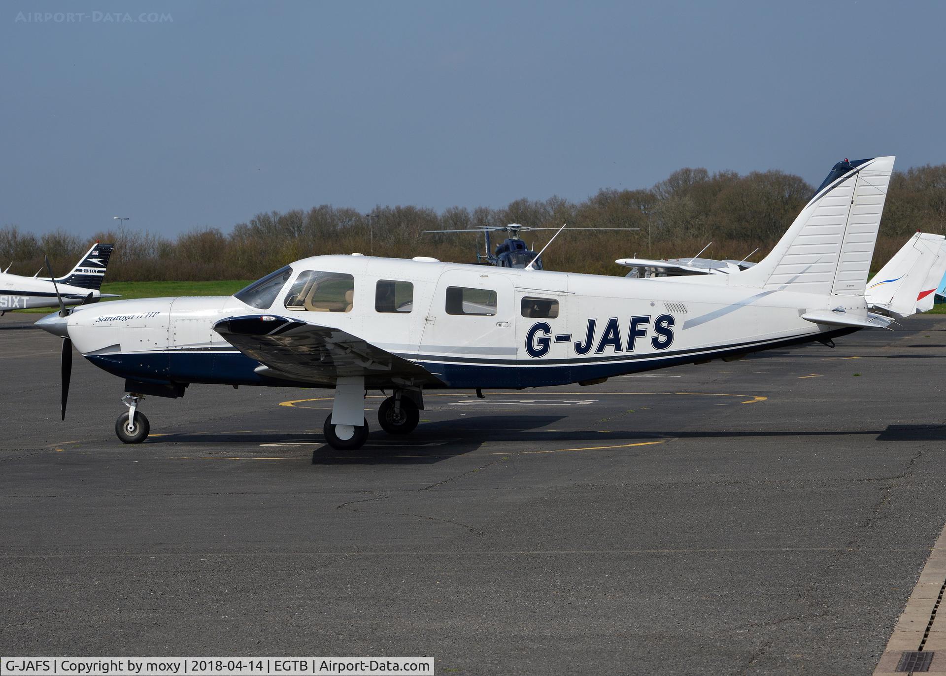 G-JAFS, 2005 Piper PA-32R-301 Saratoga II HP C/N 3246235, Piper PA-32R-301 Saratoga II HP at Wycombe Air Park. Ex OY-OMG