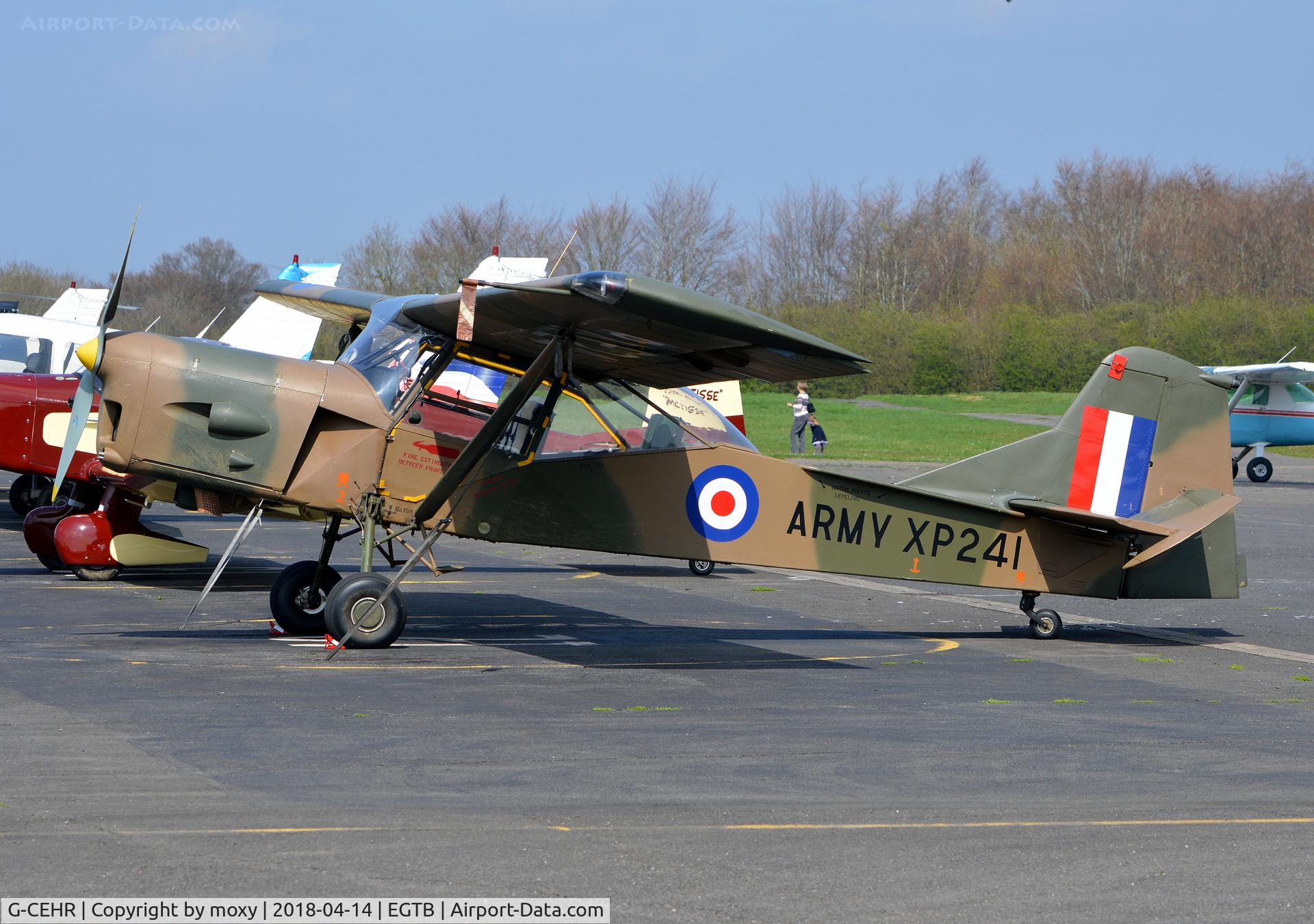 G-CEHR, 1960 Auster AOP.9 C/N B5/10/149, Auster AOP.9 at Wycombe Air Park.