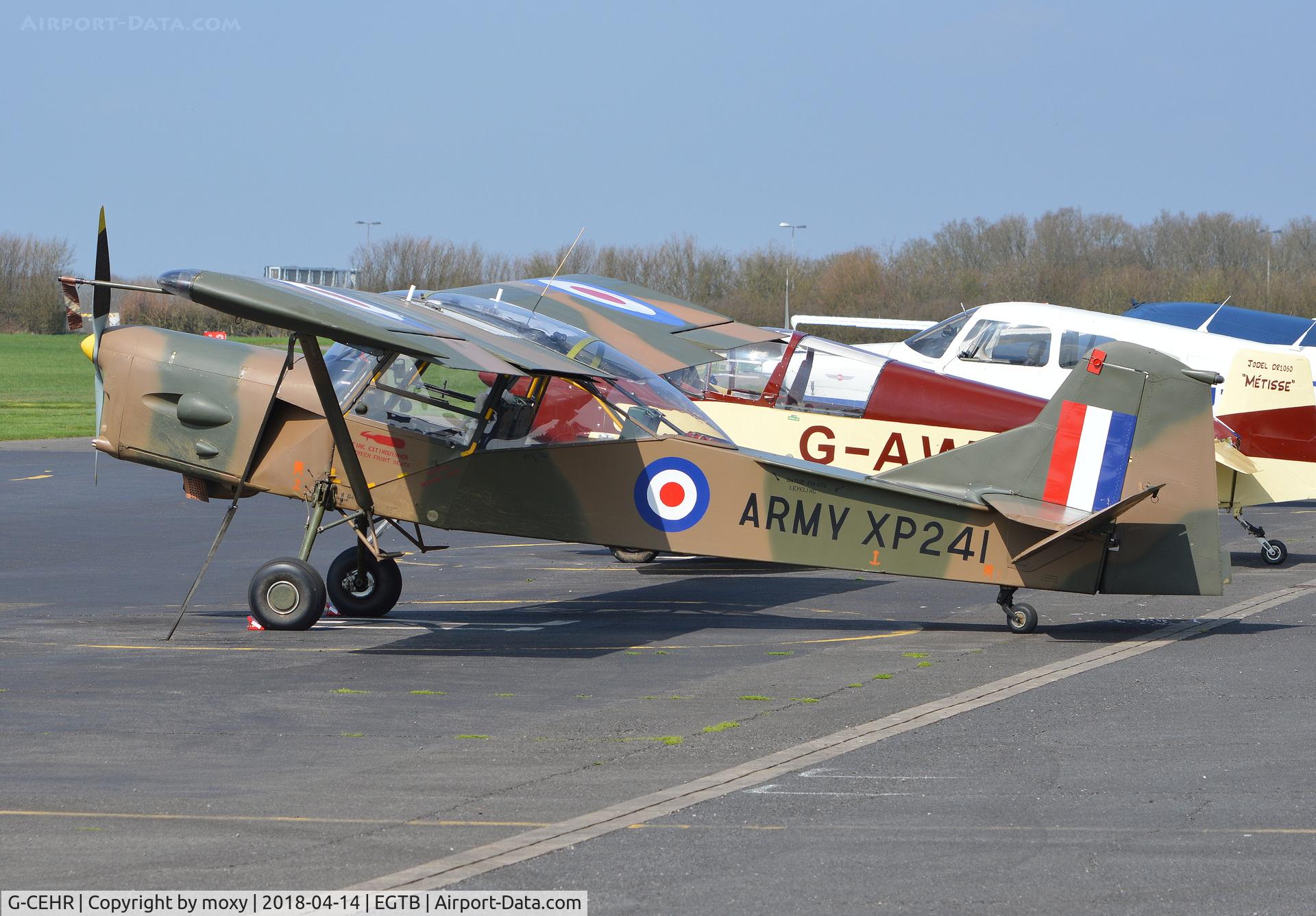 G-CEHR, 1960 Auster AOP.9 C/N B5/10/149, Auster AOP.9 at Wycombe Air Park.