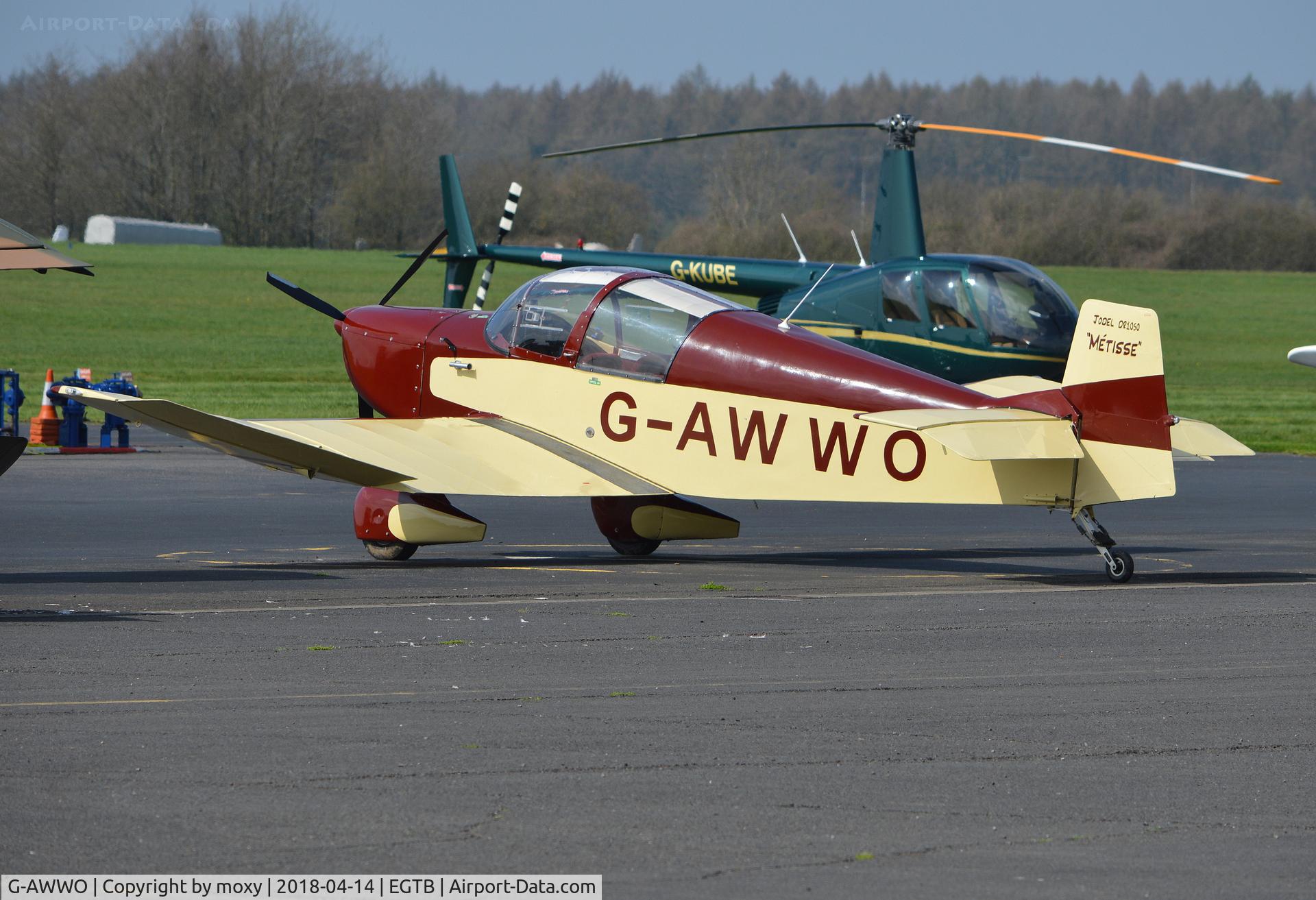 G-AWWO, 1964 CEA Jodel DR-1050 Sicile C/N 552, CEA Jodel DR-1050 at Wycombe Air Park. Ex F-BLOI