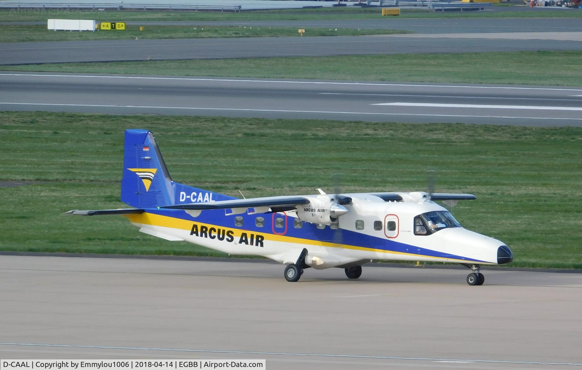 D-CAAL, 1988 Dornier 228-202K C/N 8152, FROM FREEPORT CAR PARK