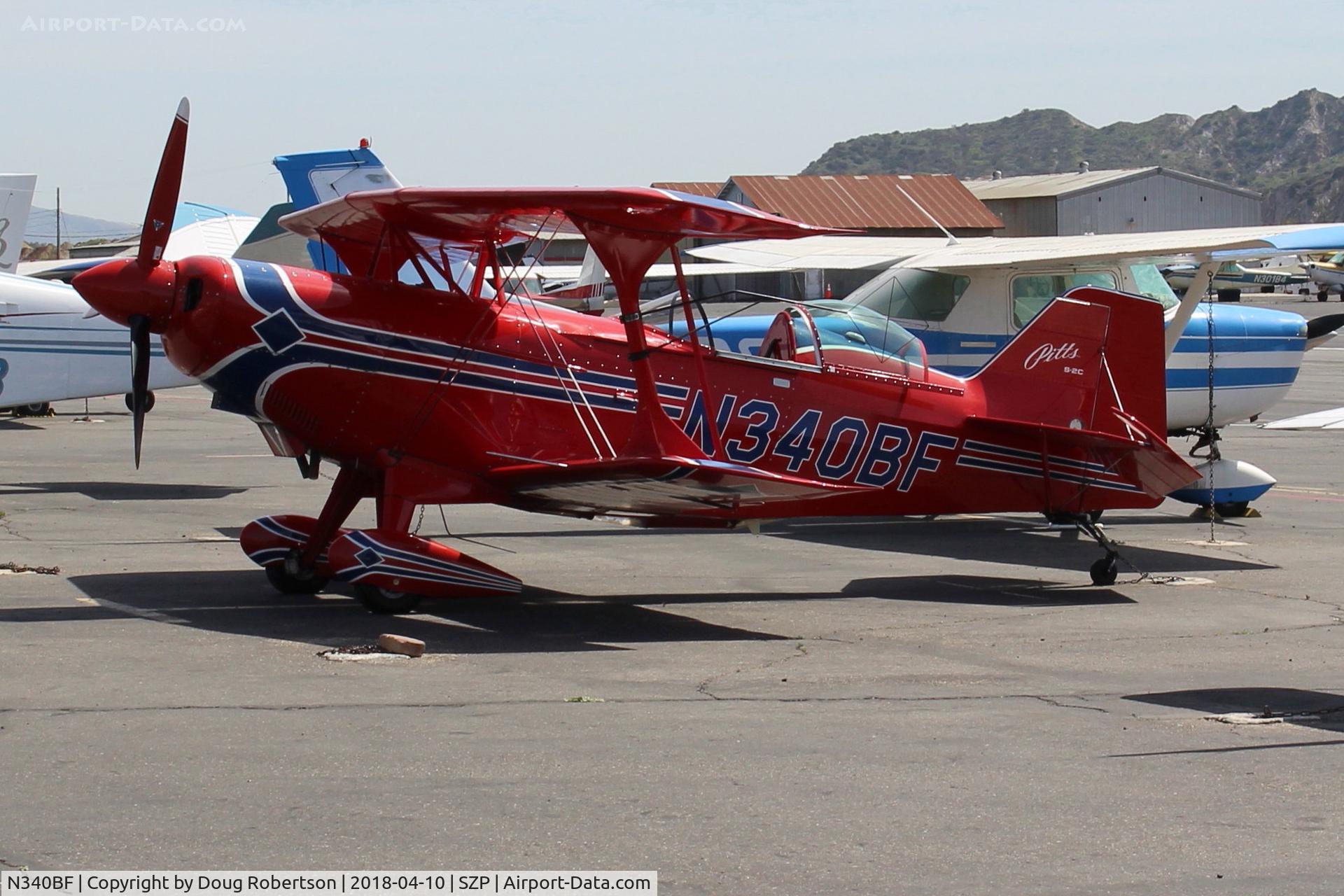 N340BF, 2003 Aviat Pitts S-2C Special C/N 6055, 2003 Aviat PITTS S-2C SPECIAL, Lycoming AEIO-540