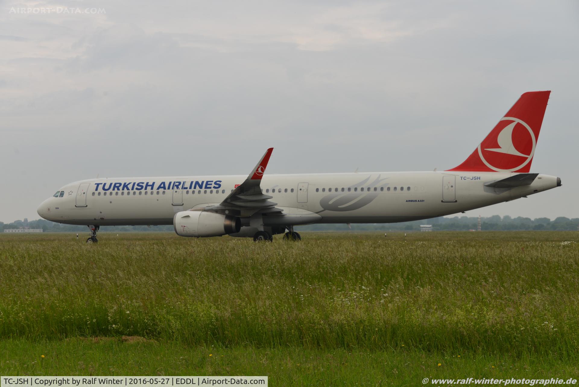TC-JSH, 2013 Airbus A321-231 C/N 5546, Airbus A321-231 - TK THY THY Turkish Airlines 'Van' - 5546 - TC-JSH - 27.05.2016 - DUS