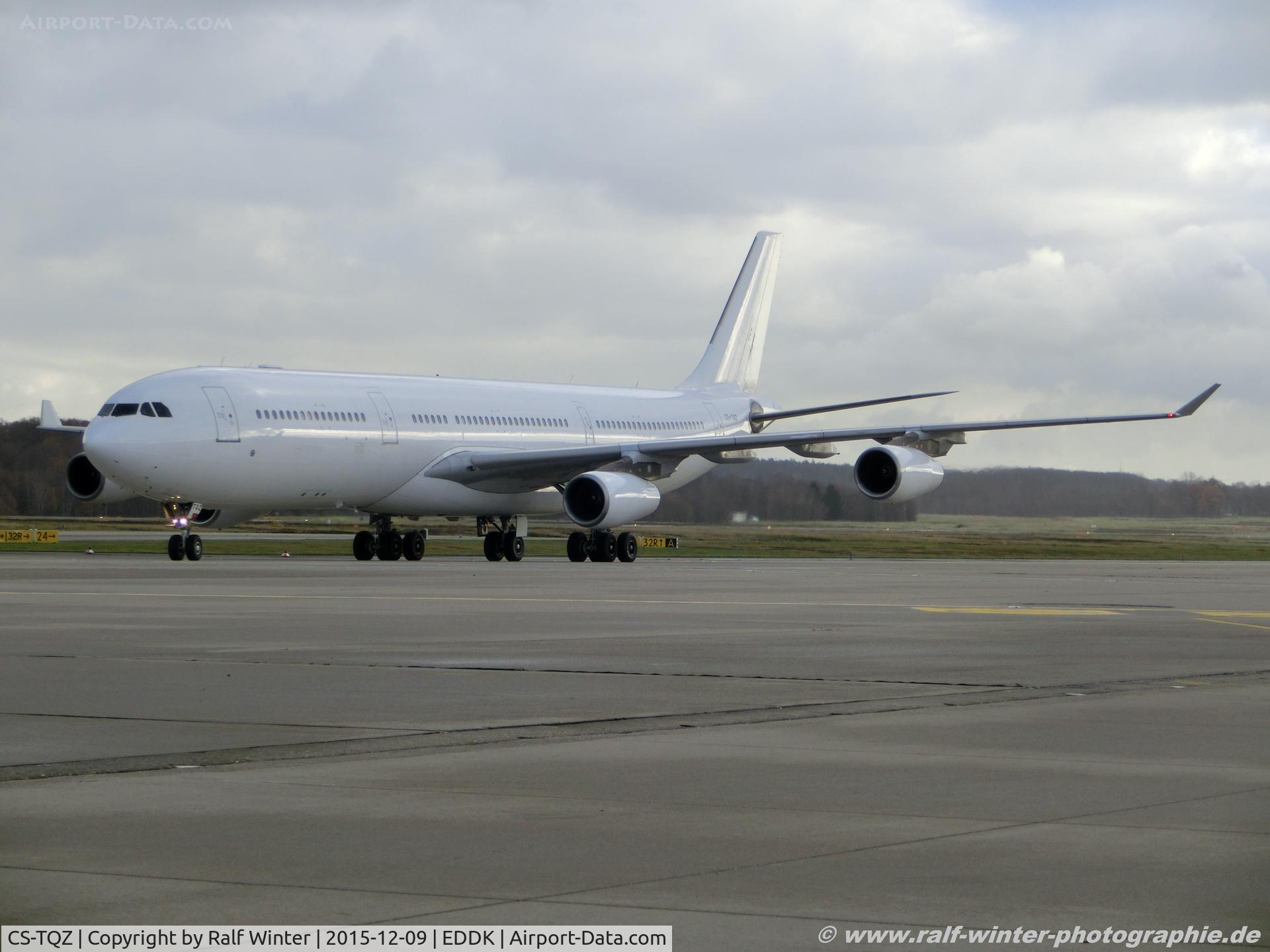 CS-TQZ, 1997 Airbus A340-313X C/N 202, Airbus A4340-313X - 5K HFY HI FLY - 202 - CS-TQZ - 09.12.2015 - CGN