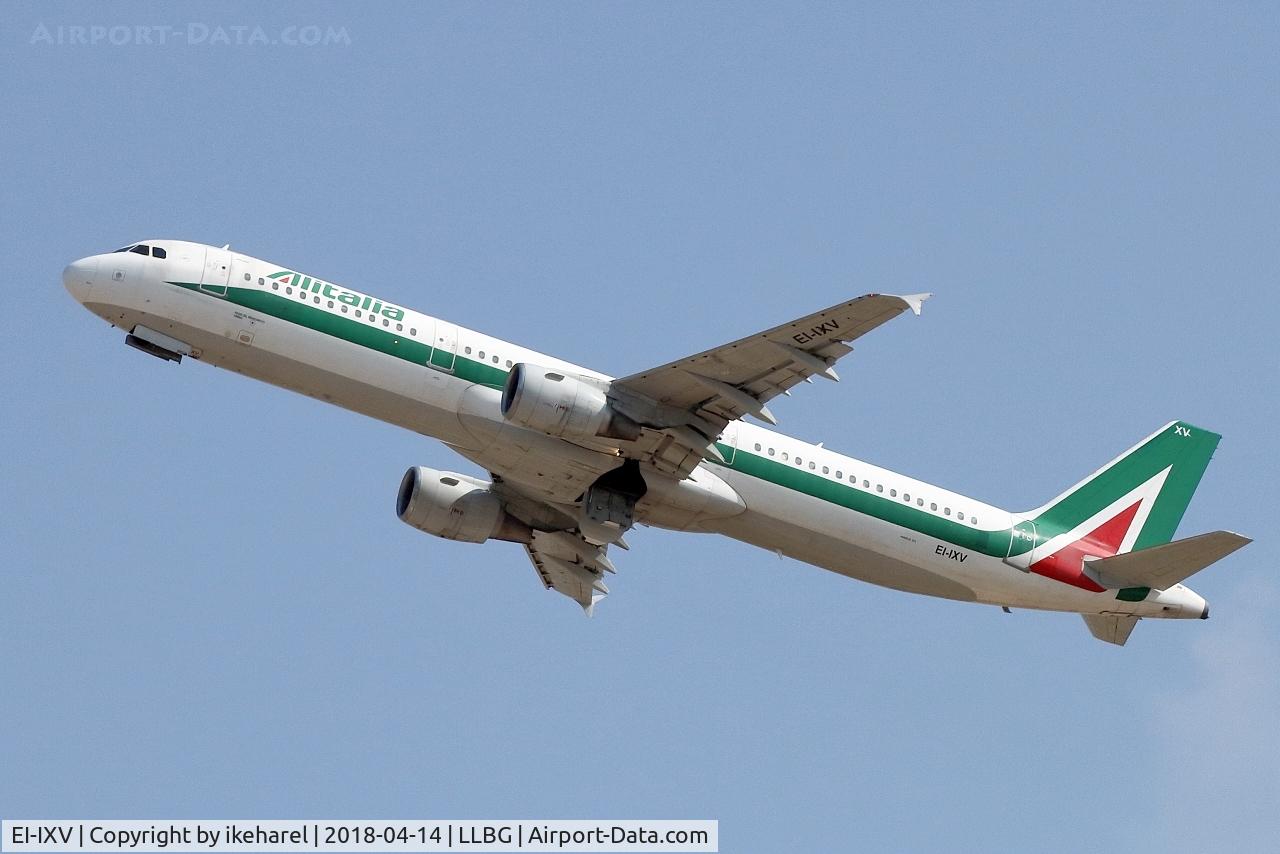 EI-IXV, 1998 Airbus A321-112 C/N 819, Flight to Roma, FCO a/p.