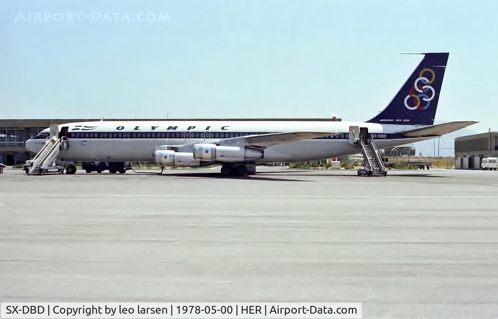SX-DBD, 1968 Boeing 707-384C C/N 19760, Heraklion maj 1978