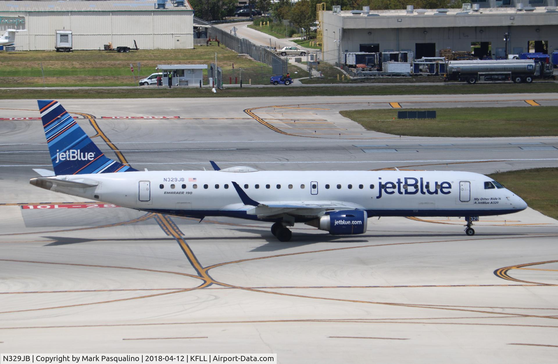 N329JB, Embraer ERJ-190-100 IGW 190AR C/N 19000433, ERJ 190-100 IGW