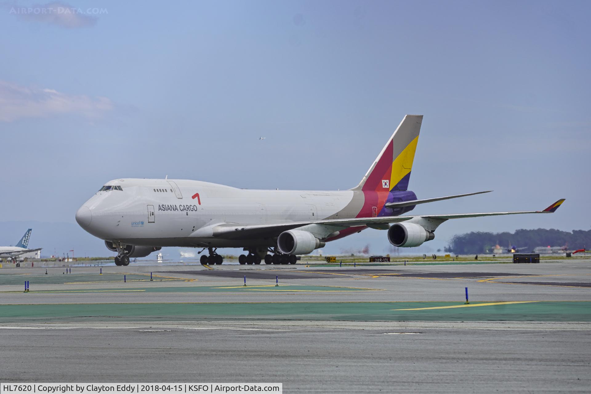 HL7620, 1999 Boeing 747-419BDS(F) C/N 29375, SFO 2018.