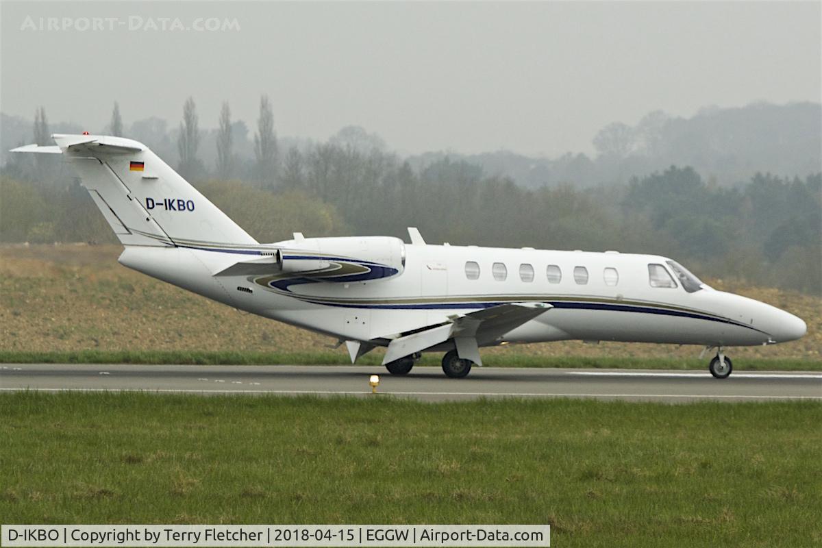 D-IKBO, 2007 Cessna 525A CitationJet CJ2+ C/N 525A-0357, At London Luton