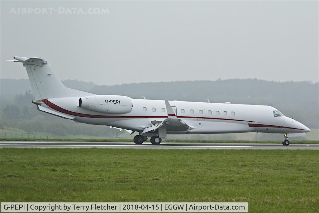 G-PEPI, 2005 Embraer EMB-135BJ Legacy C/N 14500873, At London Luton