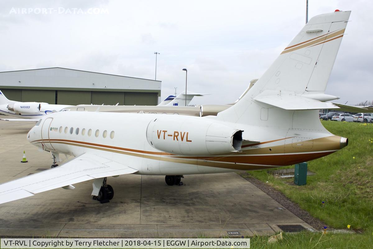 VT-RVL, 1999 Dassault Falcon 2000 C/N 101, At London Luton