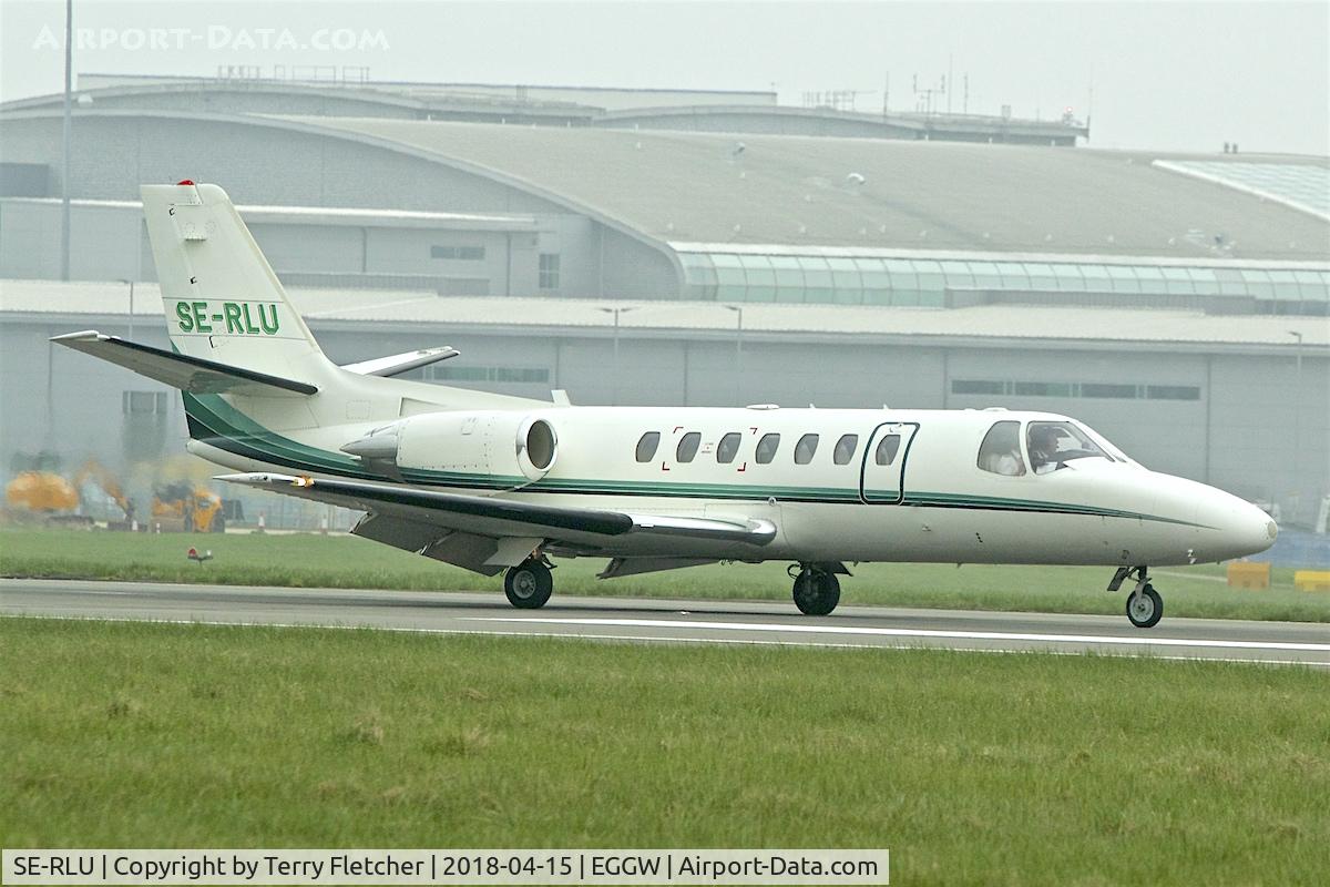 SE-RLU, 1999 Cessna 560 Citation Ultra C/N 560-0537, At London Luton
