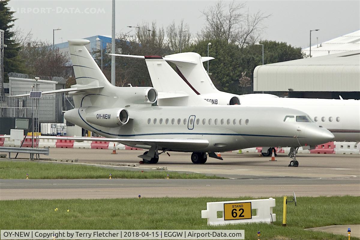 OY-NEW, 2017 Dassault Falcon 8X C/N 429, At London Luton