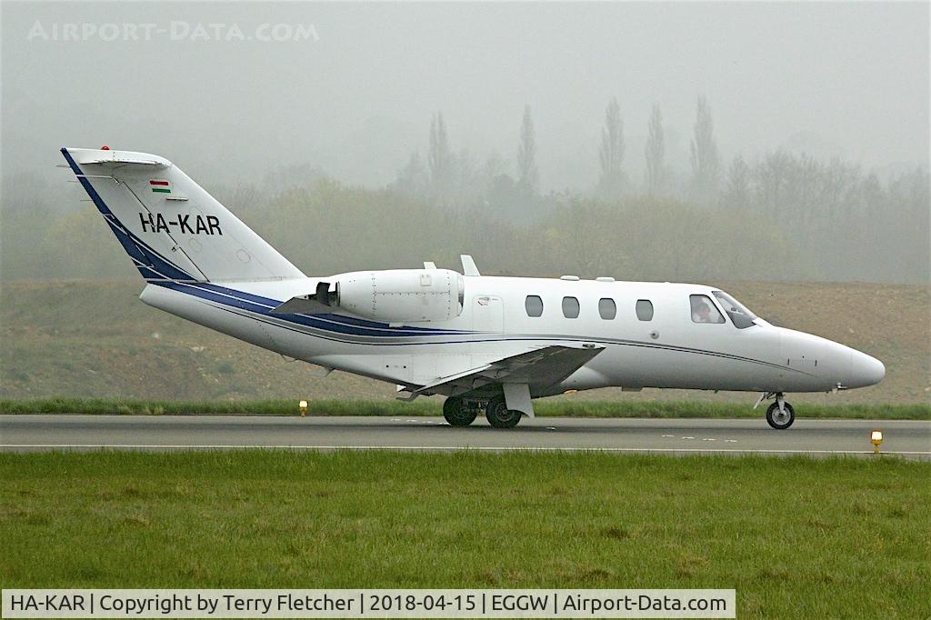 HA-KAR, 1993 Cessna 525 CitationJet C/N 525-0016, At London Luton
