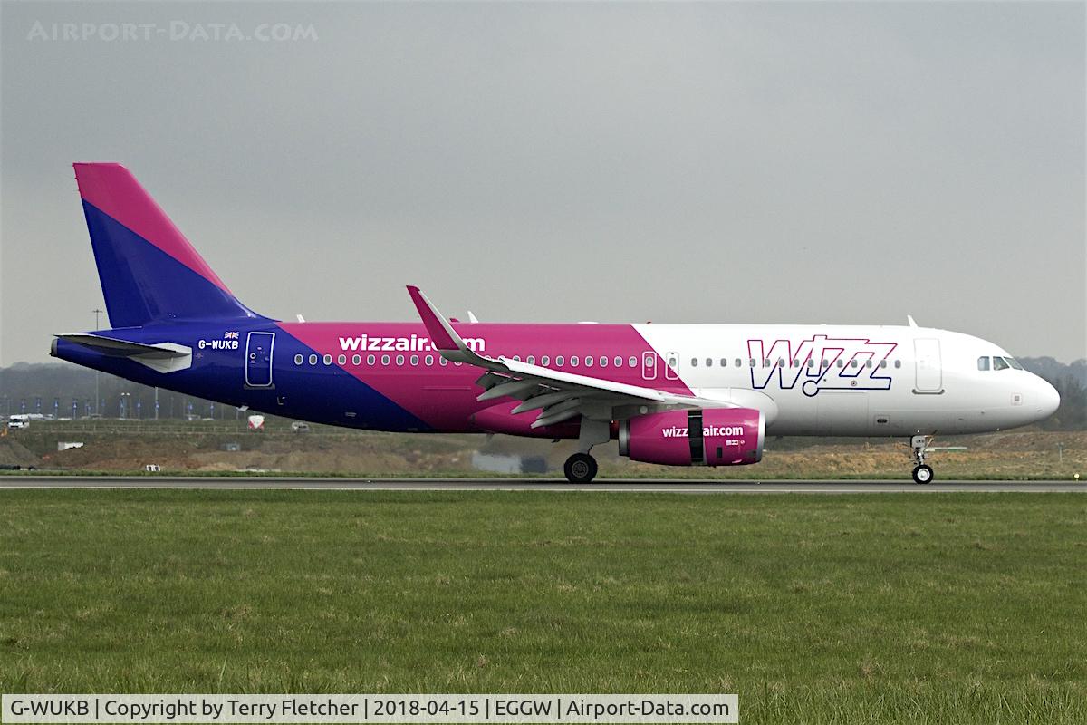 G-WUKB, 2018 Airbus A320-232 C/N 8151, At London Luton