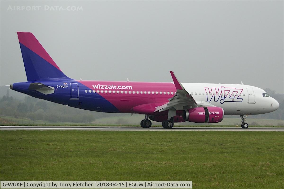 G-WUKF, 2018 Airbus A320-232 C/N 8210, At London Luton