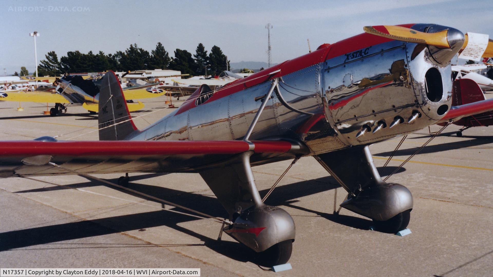 N17357, 1937 Ryan Aeronautical ST-A C/N 162, Watsonville Airport California airshow early 1990's.
